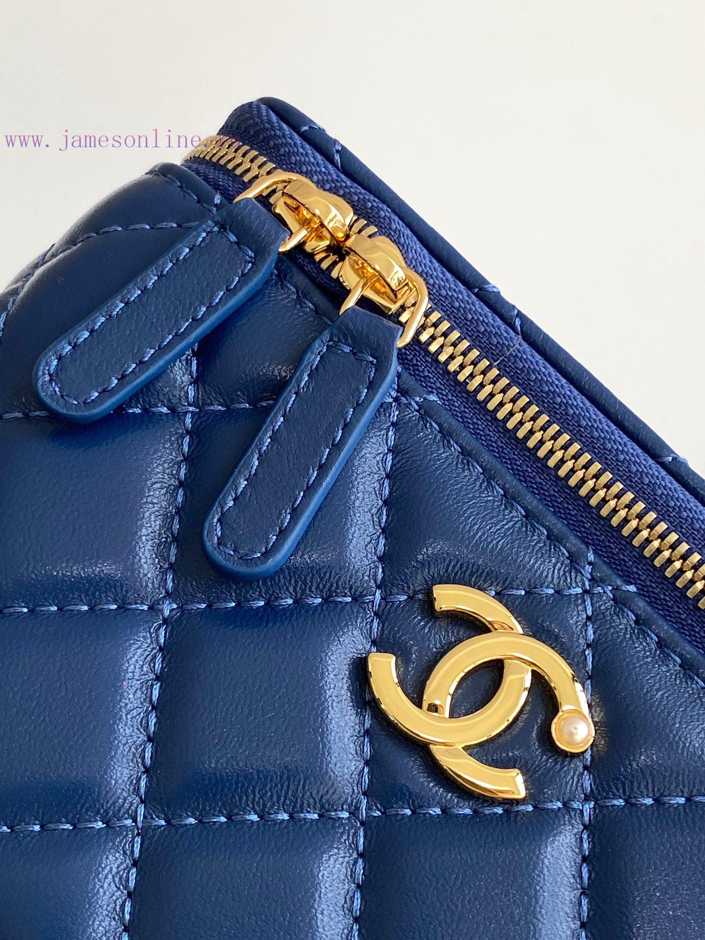 Chanel Bag The 24K pearl makeup bag is super luxurious, made of high-quality sheepskin mater 68ngsbjz - Image 6