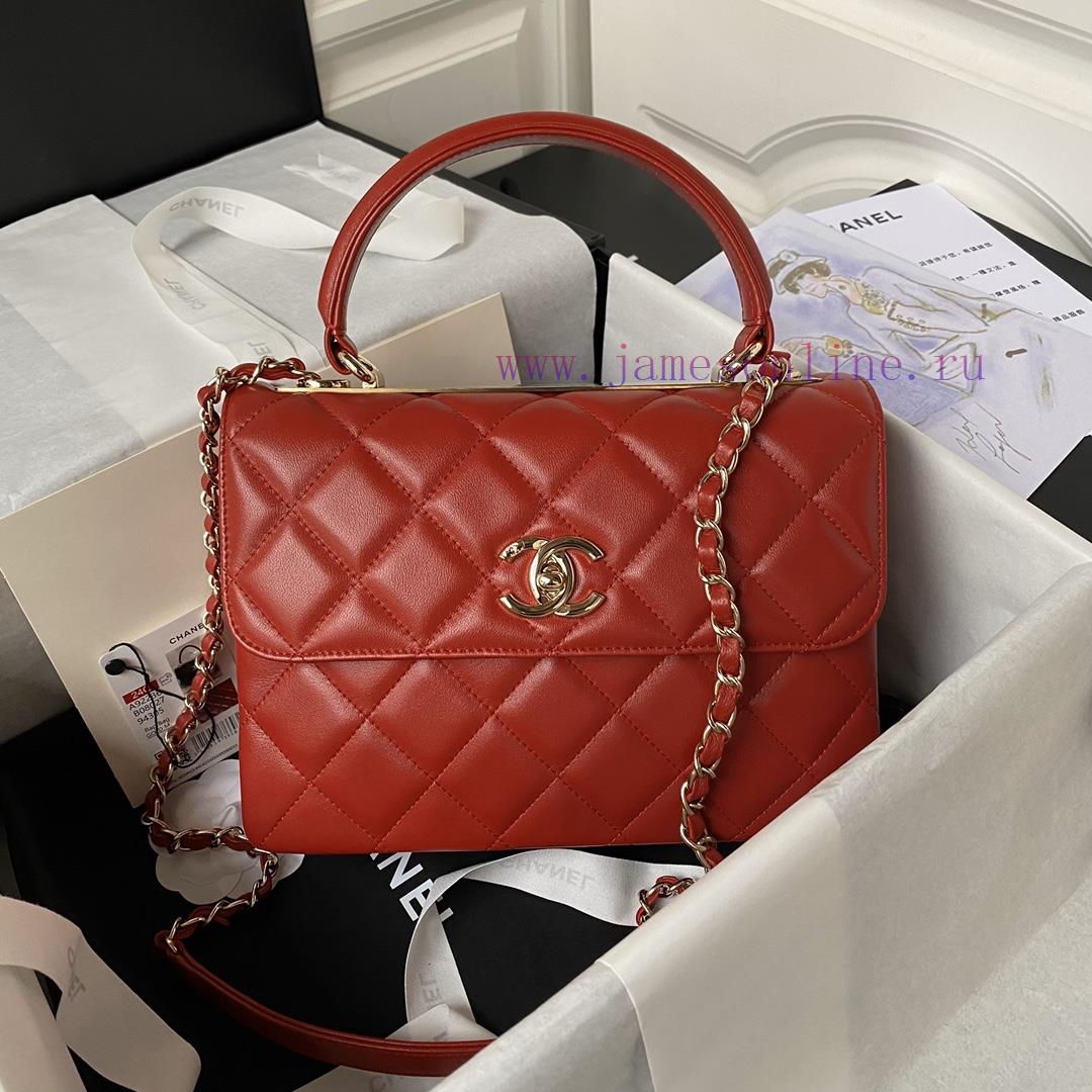 Chanel Bag Chanel Trendy 24C AS92236 CC controller model has made a comeback with its classi 9zsdx8wh