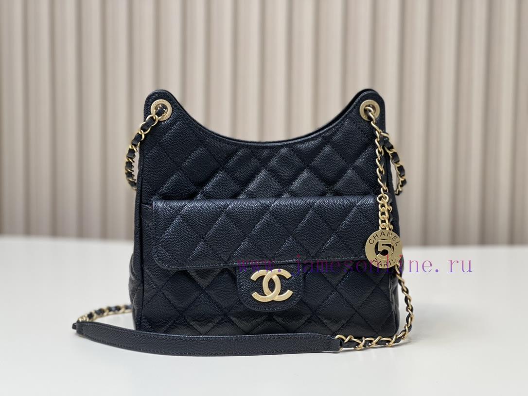 Chanel Bag 𝟮𝟯𝗣 Ball patterned 𝗛𝗼𝗯𝗼 BagSitting firmly, this shoulder bag has the highest atte htw3oqiz - Image 2