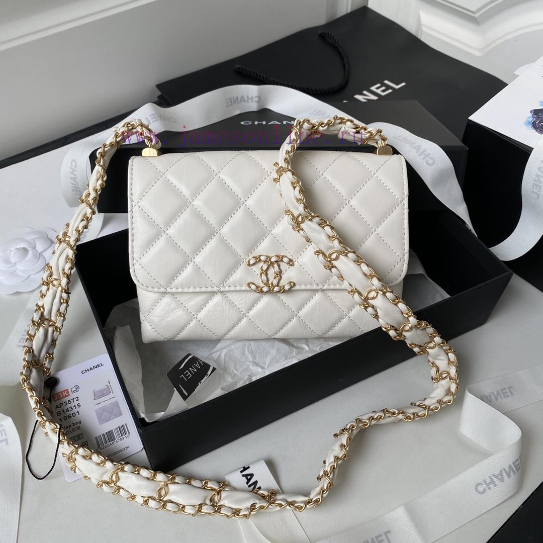 Chanel Bag Chanel️23k. The leather of AS3572 wrinkled cowhide is thickened, and the leather 9jiytvpc - Image 2