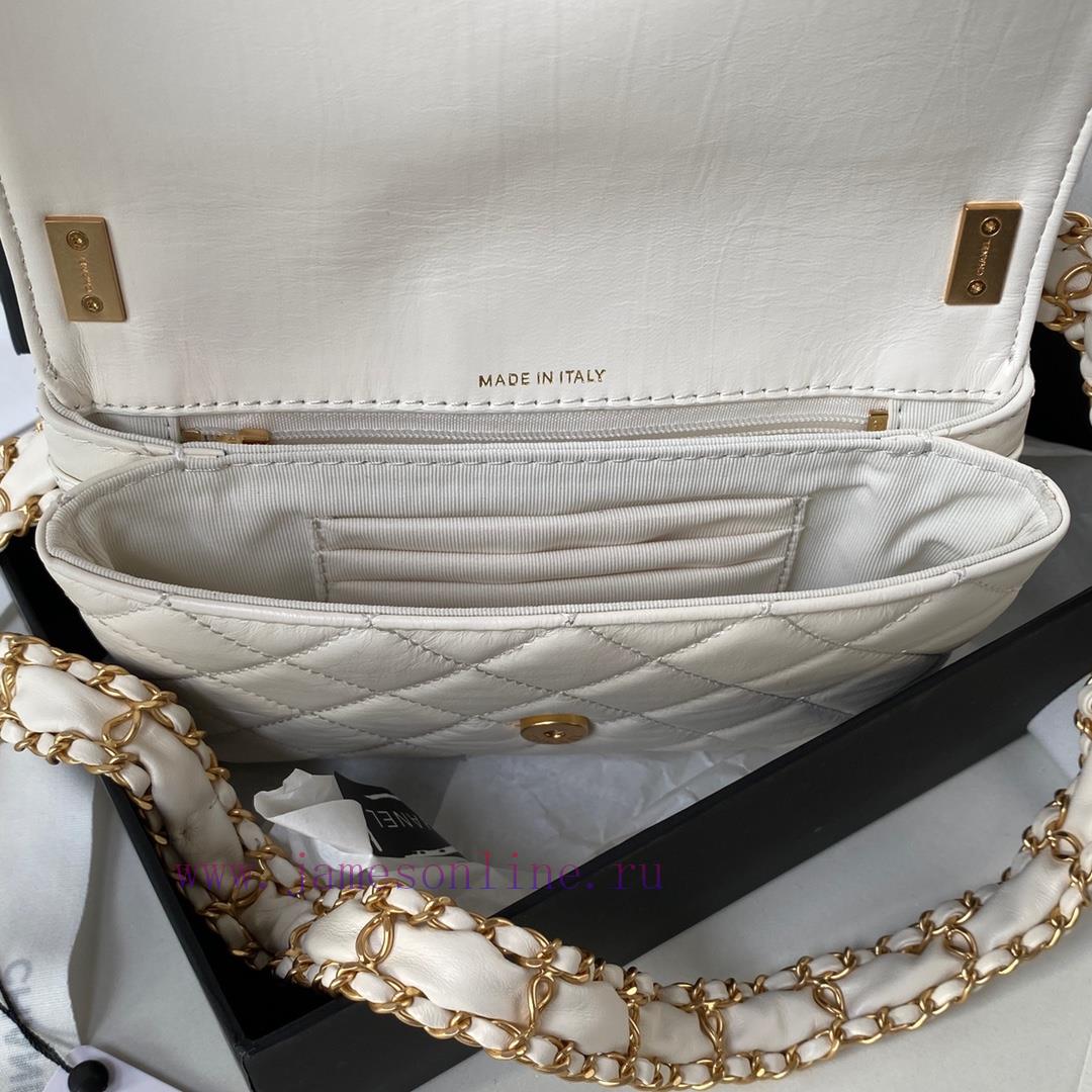 Chanel Bag Chanel️23k. The leather of AS3572 wrinkled cowhide is thickened, and the leather 9jiytvpc - Image 8