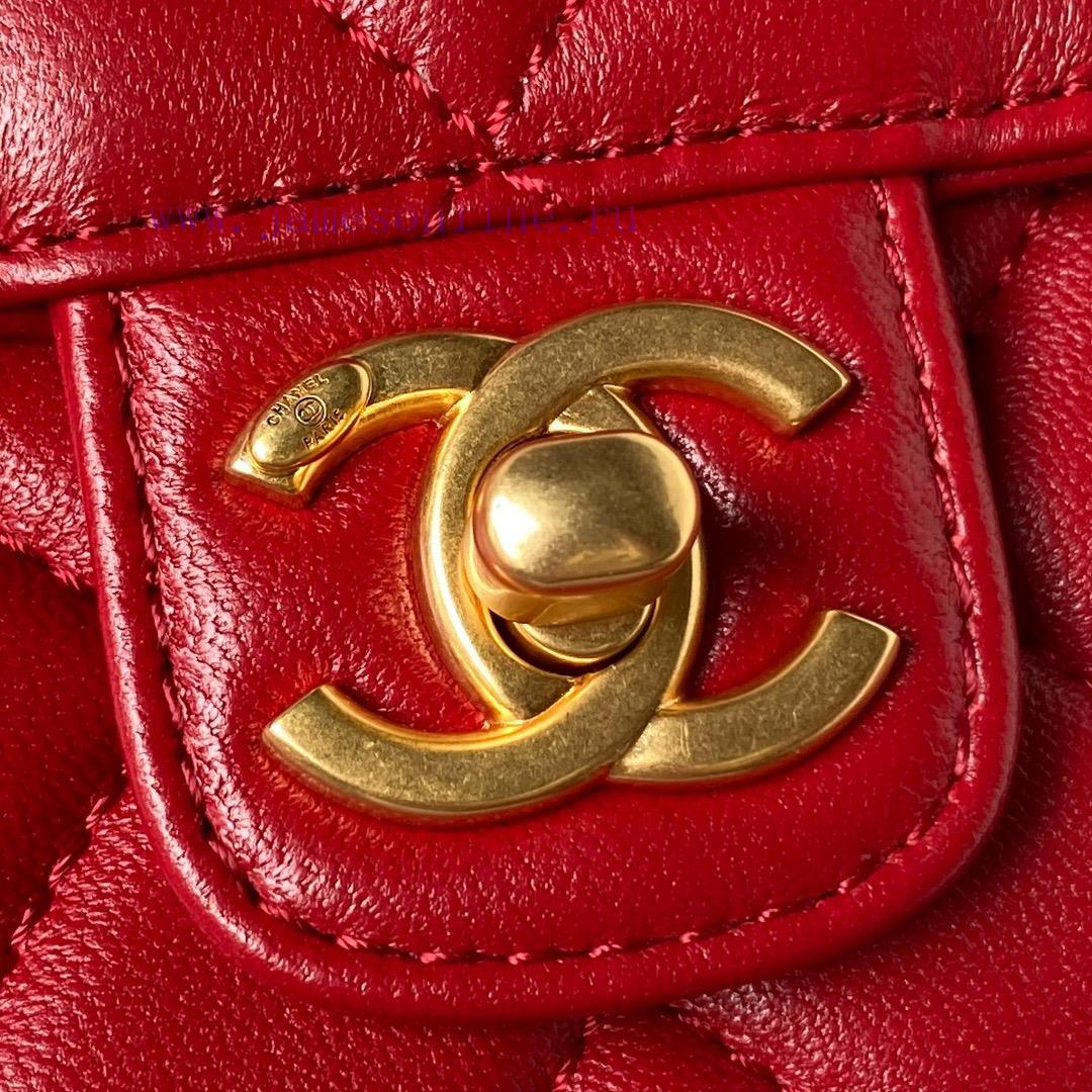 Chanel Bag 𝗖𝗵𝗮𝗻𝗲 1 𝟮𝟮 New | Grass series in stockEnamel with retro chain square fat AS3432AS j8axdckr - Image 4