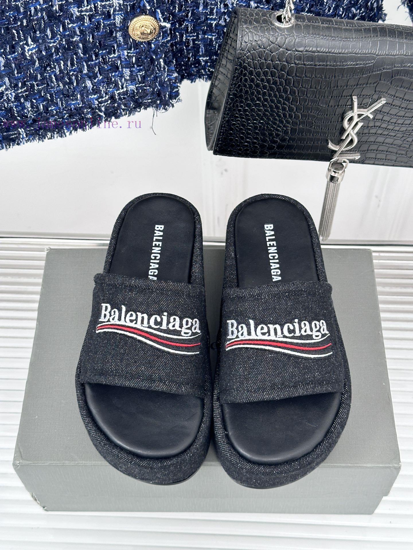 Balenciaga | Balenciaga 24SSpring and summer new thick soled slippersThe correct original veezesqnb8 - Image 5