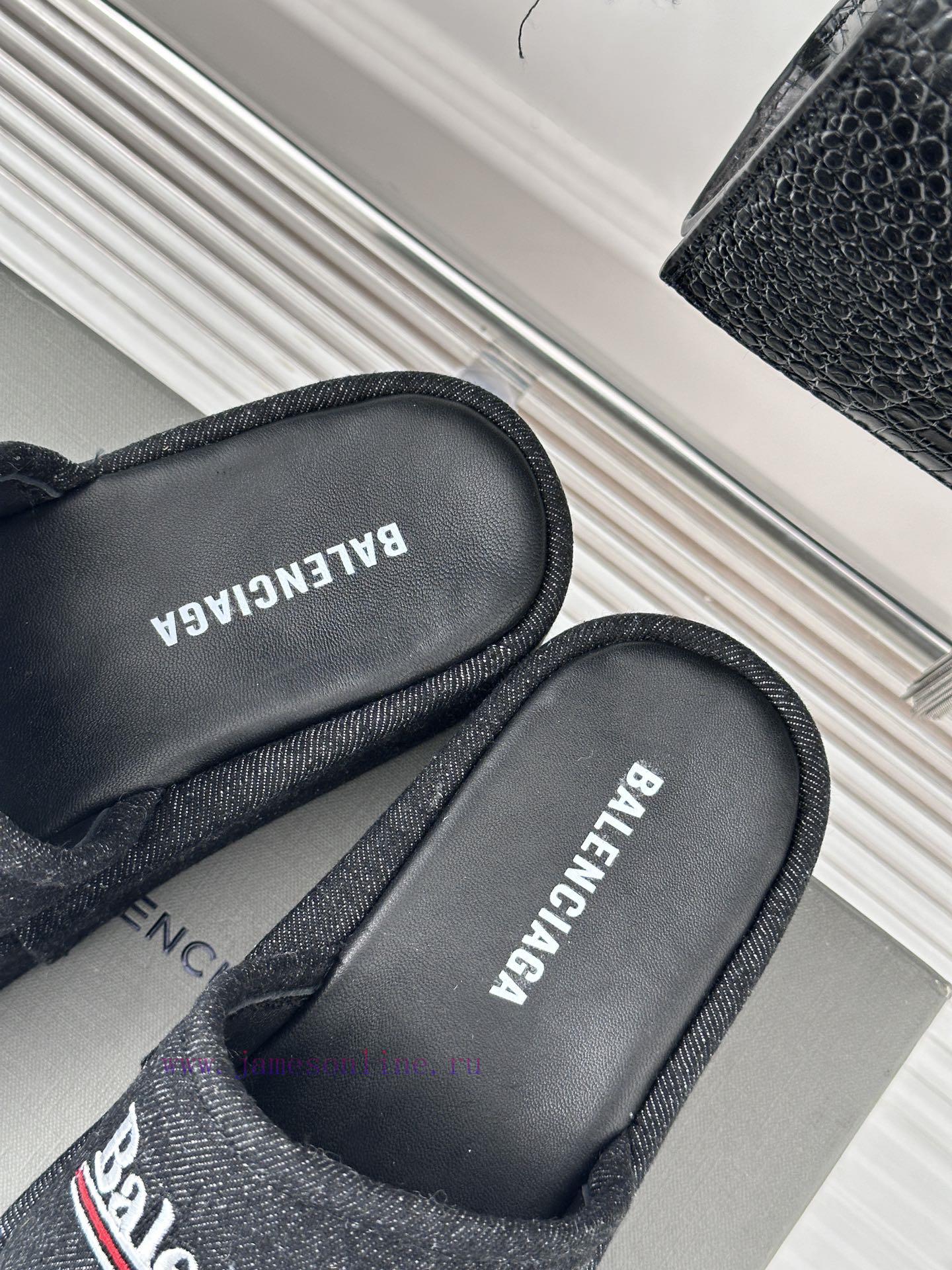 Balenciaga | Balenciaga 24SSpring and summer new thick soled slippersThe correct original veezesqnb8 - Image 9