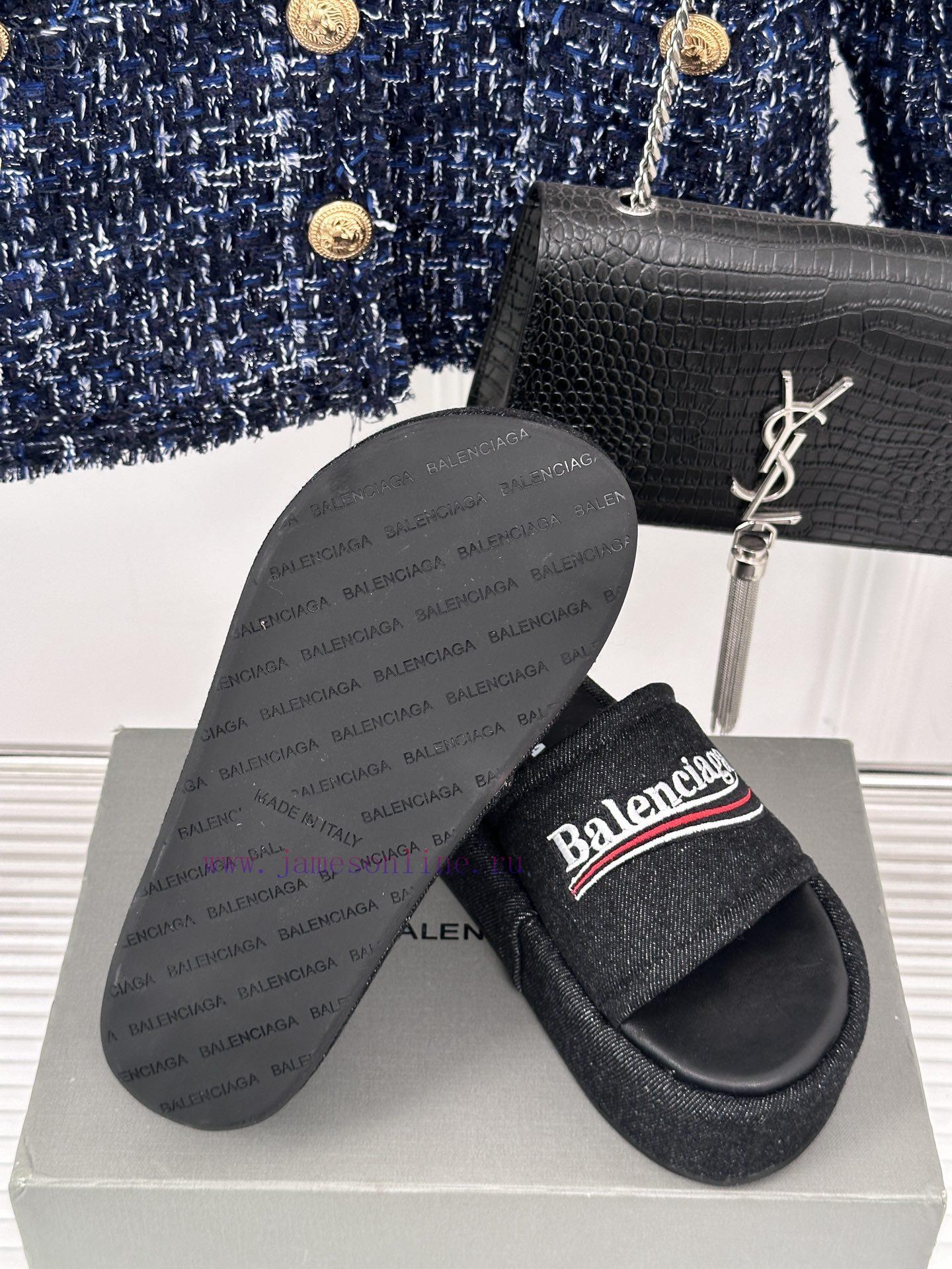 Balenciaga | Balenciaga 24SSpring and summer new thick soled slippersThe correct original veezesqnb8 - Image 10