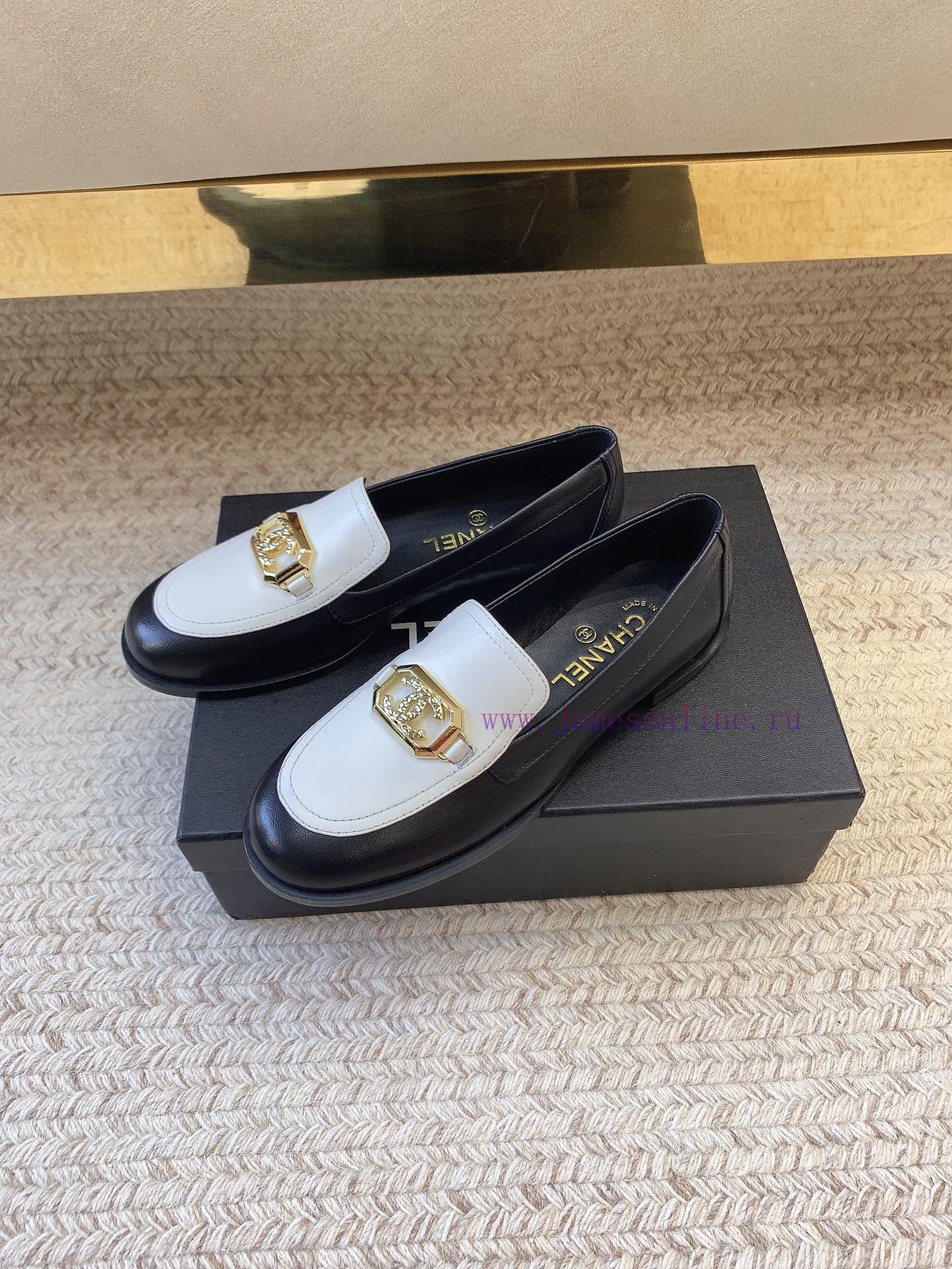 Chanel SS23 new loafer series double C-button flat bottomed loafersOriginal Last Set, Top Qut2d20mrz - Image 3
