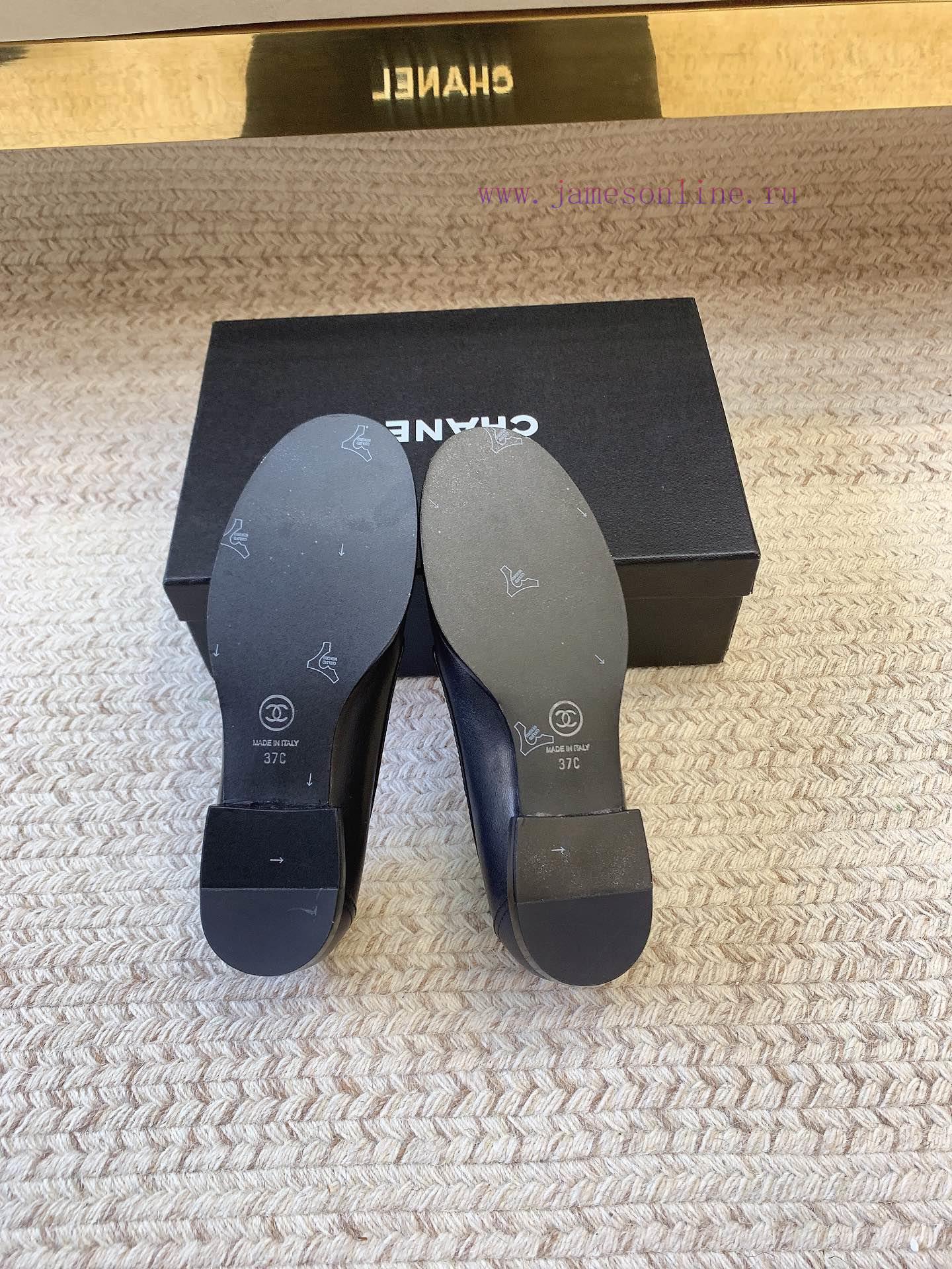Chanel SS23 new loafer series double C-button flat bottomed loafersOriginal Last Set, Top Qut2d20mrz - Image 6