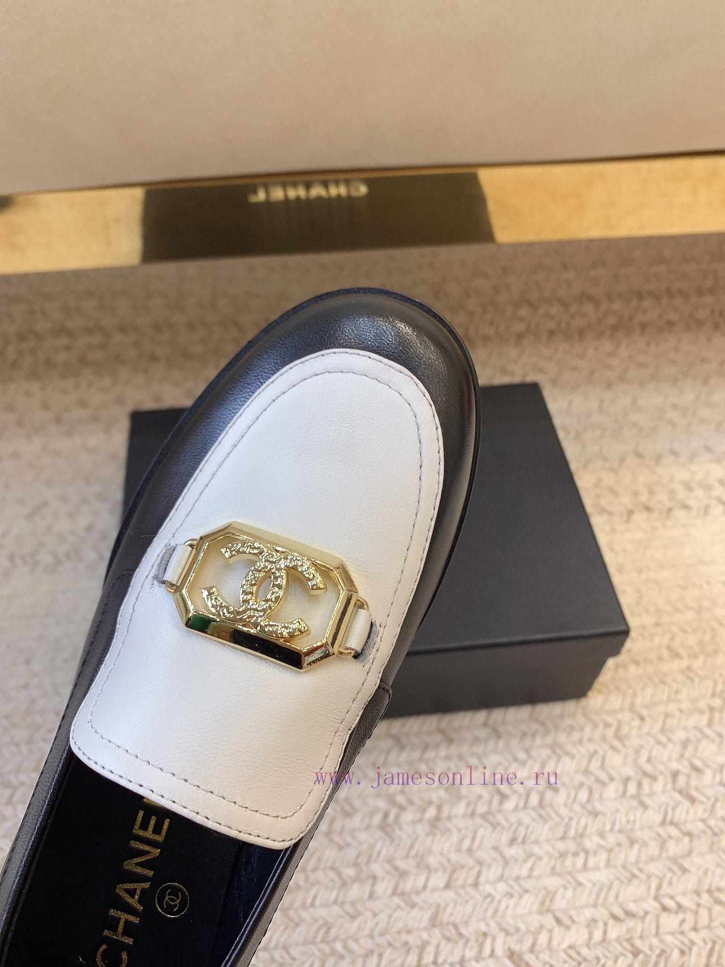 Chanel SS23 new loafer series double C-button flat bottomed loafersOriginal Last Set, Top Qut2d20mrz - Image 7