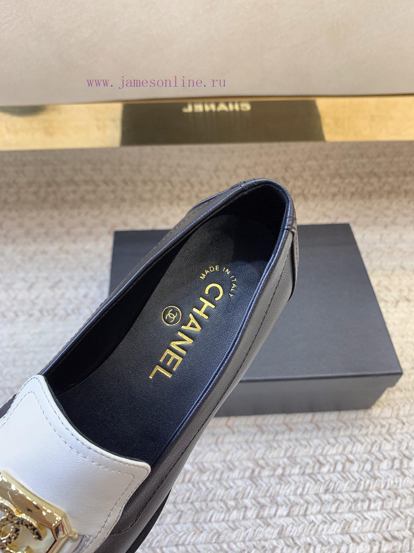 Chanel SS23 new loafer series double C-button flat bottomed loafersOriginal Last Set, Top Qut2d20mrz - Image 8