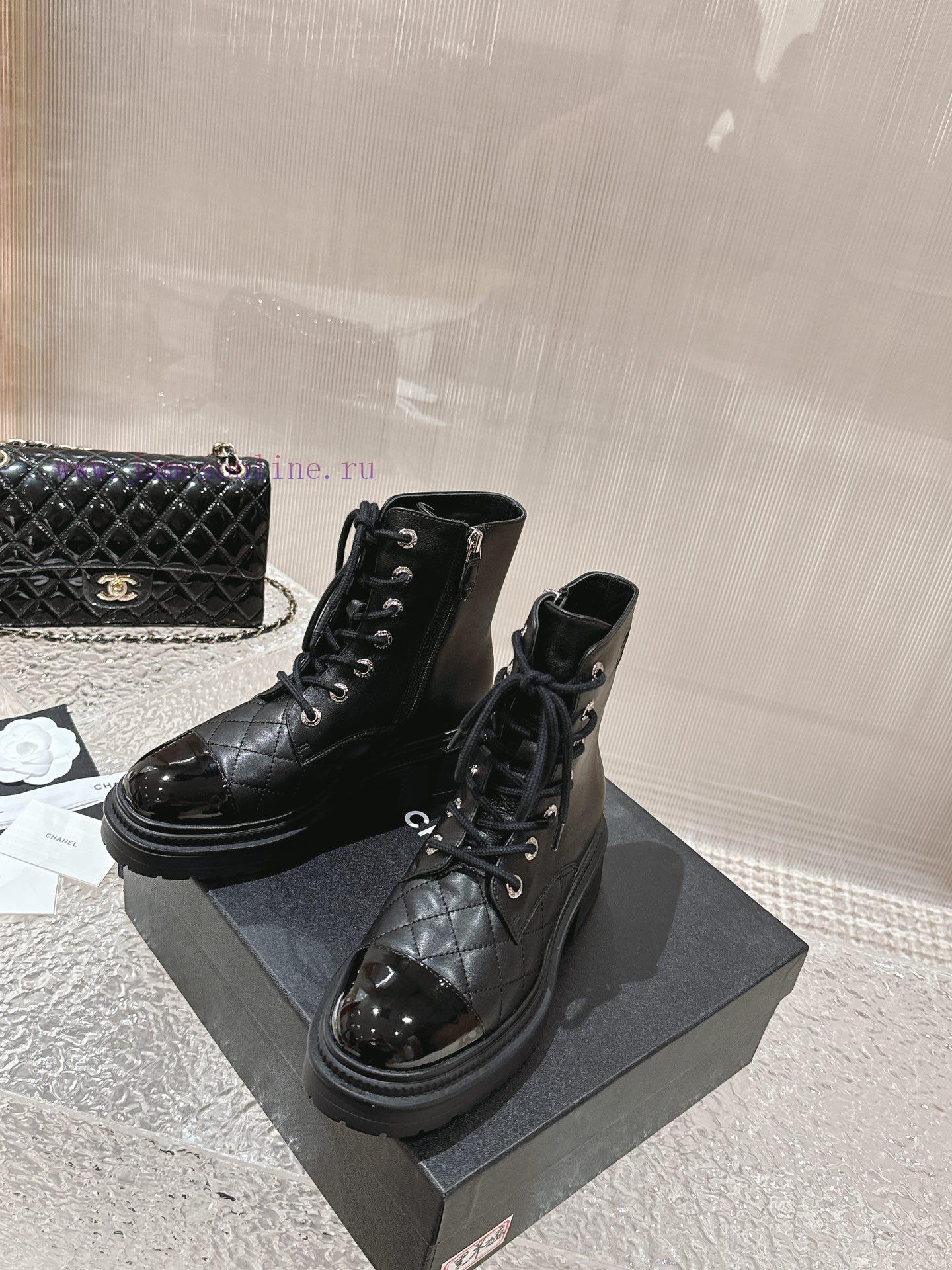Spot sale𝐂𝐡 * 𝐧𝐞𝐥 23 Top selling productAuthentic gradeEmbroidered thick soled short boots wmx98aasa - Image 5