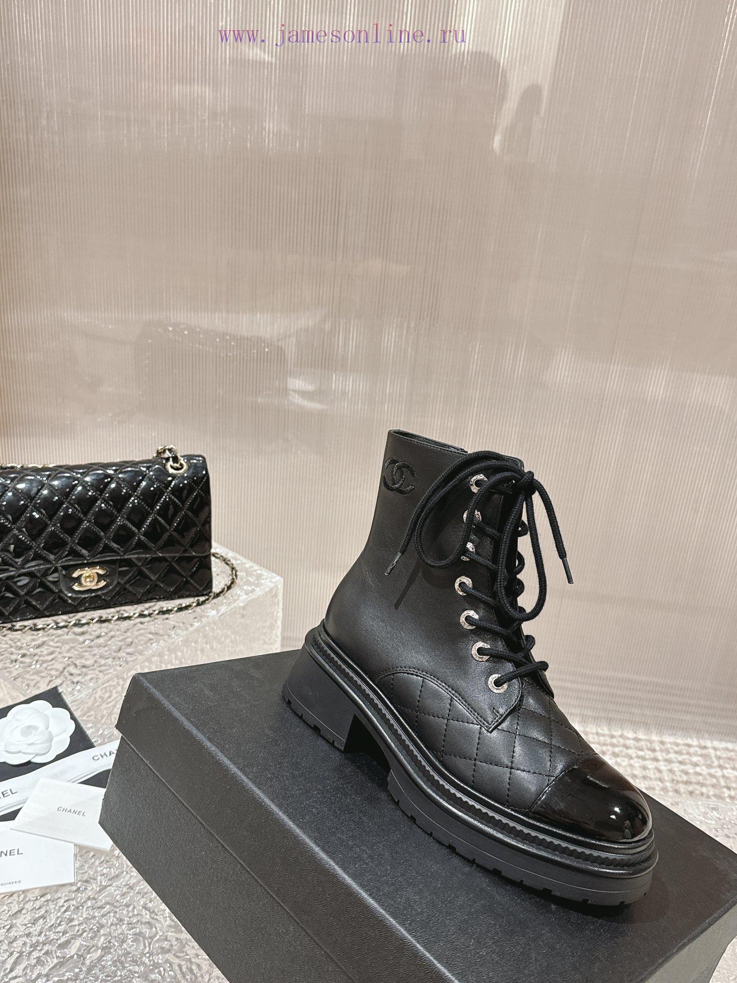 Spot sale𝐂𝐡 * 𝐧𝐞𝐥 23 Top selling productAuthentic gradeEmbroidered thick soled short boots wmx98aasa - Image 6