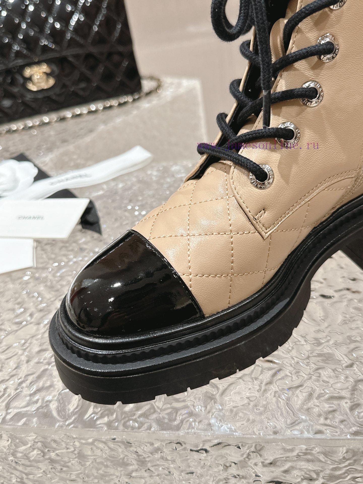 Spot sale𝐂𝐡 * 𝐧𝐞𝐥 23 Top selling productAuthentic gradeEmbroidered thick soled short boots wfnzdaz1o - Image 7