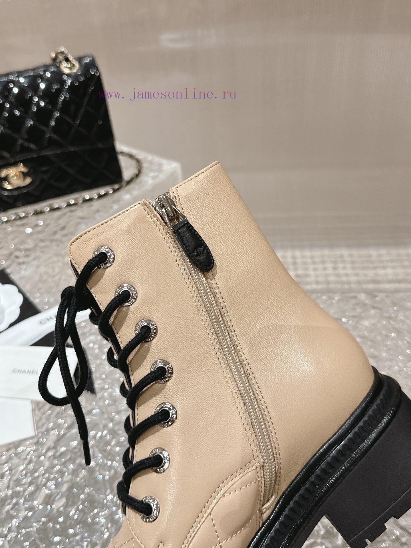 Spot sale𝐂𝐡 * 𝐧𝐞𝐥 23 Top selling productAuthentic gradeEmbroidered thick soled short boots wfnzdaz1o - Image 8
