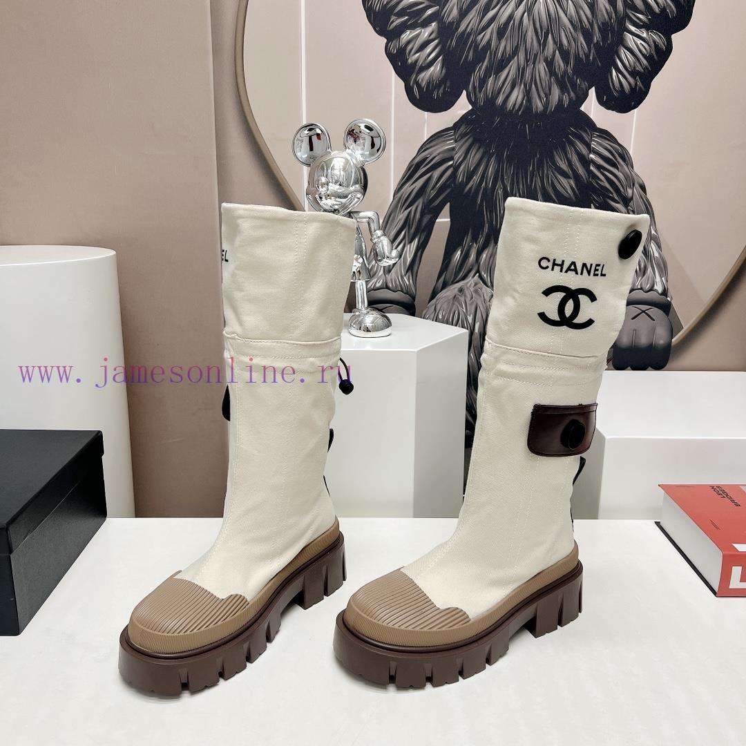 Top tierChanel Chanel 2023 vs Autumn/Winter New Boot CollectionRound toe thick soled bootsTh9m9xoqua - Image 4