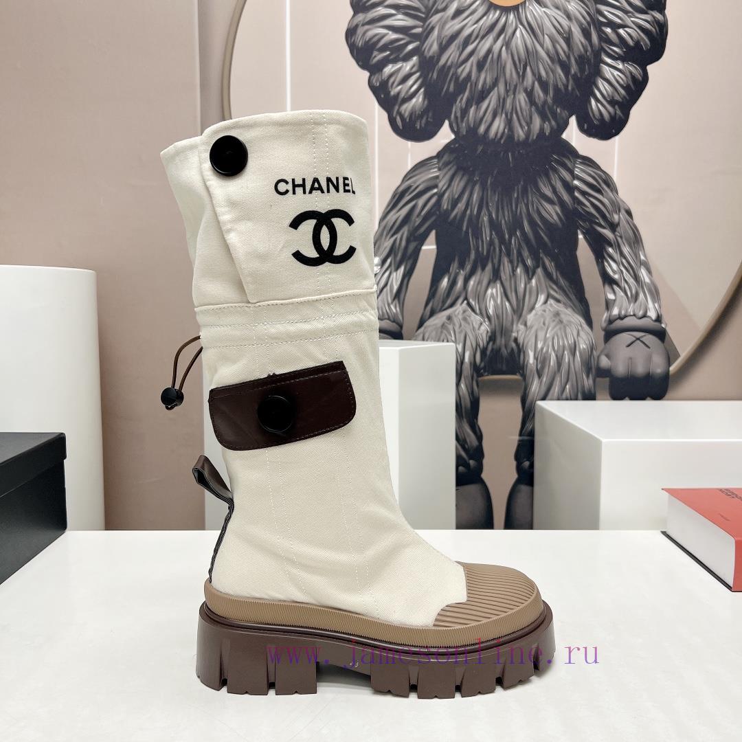 Top tierChanel Chanel 2023 vs Autumn/Winter New Boot CollectionRound toe thick soled bootsTh9m9xoqua - Image 6