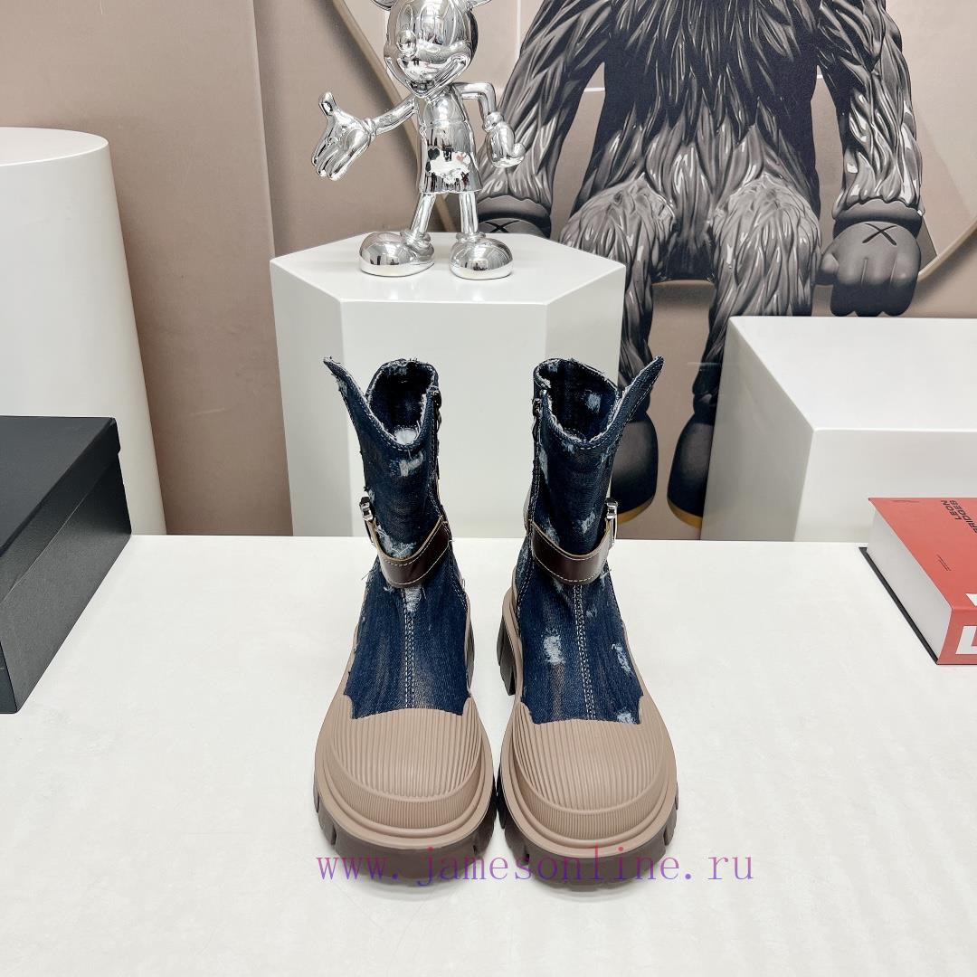 Top tierChanel Chanel 2023 vs Autumn/Winter New Boot CollectionRound toe thick soled short b8a7qzowr