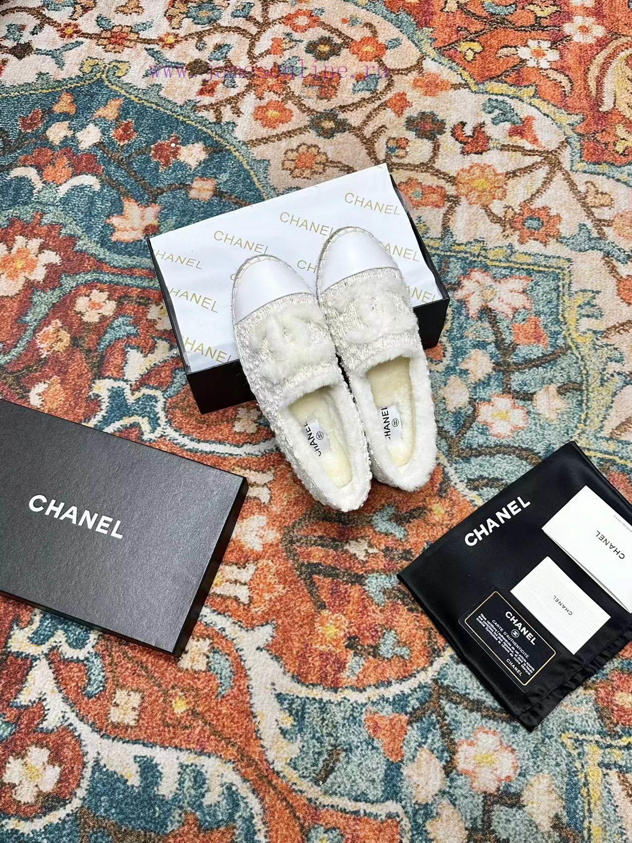 ️ CHANEL 2023 Autumn/Winter New Fisherman's Shoes Top End Inner Footrests Made of Original adj37qch - Image 8