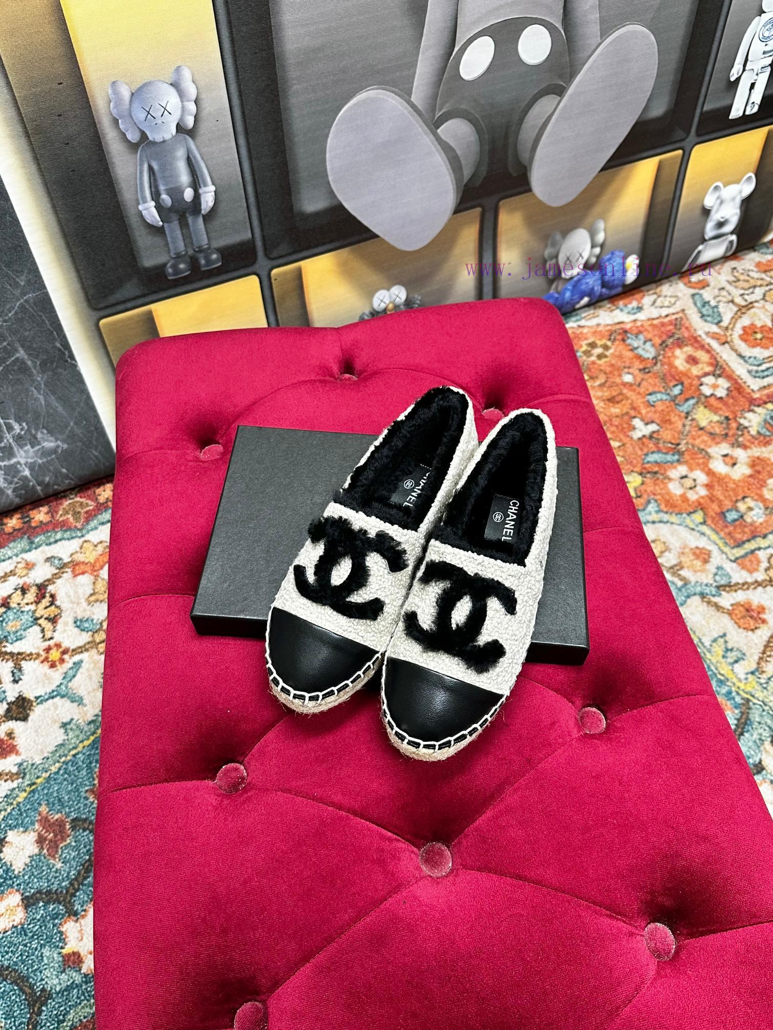 ️ CHANEL 2023 Autumn/Winter New Fisherman's Shoes Top End Inner Footrests Made of Original 4uc7et0u