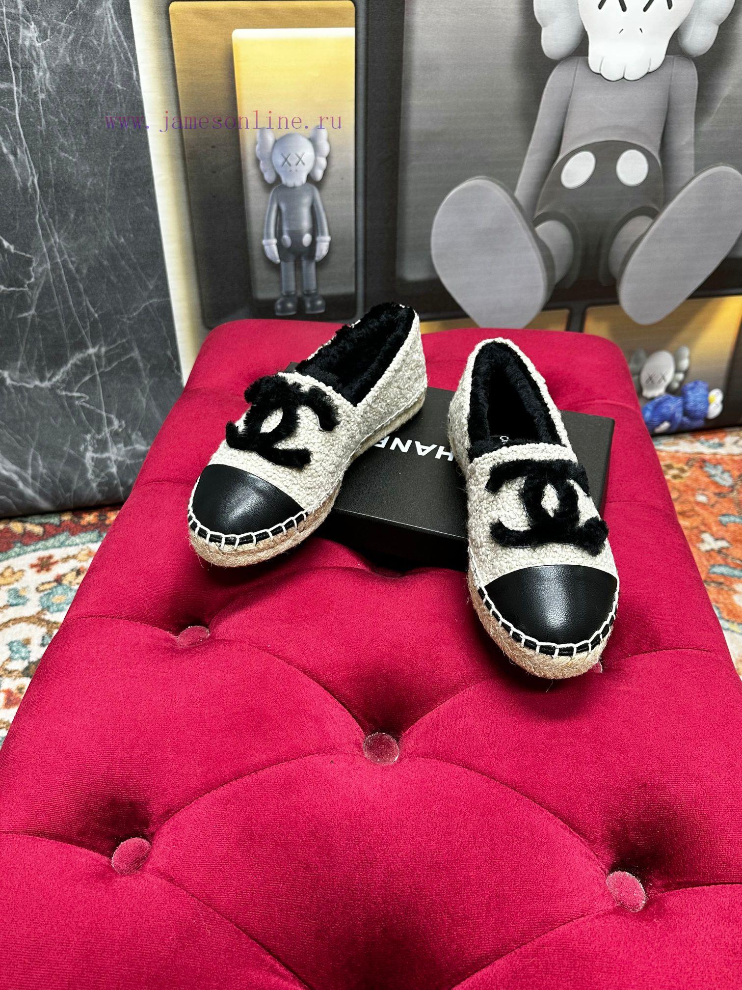 ️ CHANEL 2023 Autumn/Winter New Fisherman's Shoes Top End Inner Footrests Made of Original 4uc7et0u - Image 4