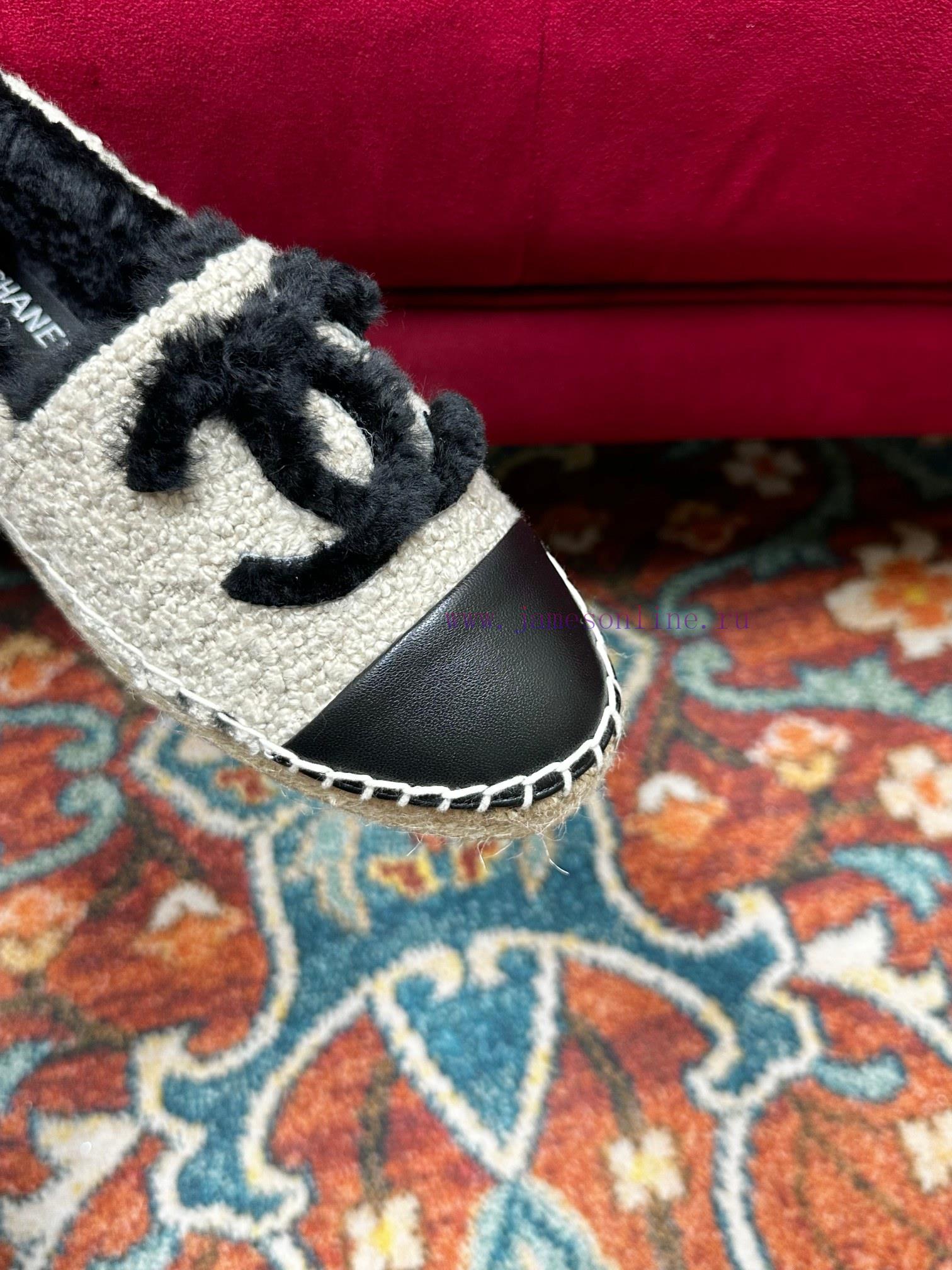 ️ CHANEL 2023 Autumn/Winter New Fisherman's Shoes Top End Inner Footrests Made of Original 4uc7et0u - Image 5