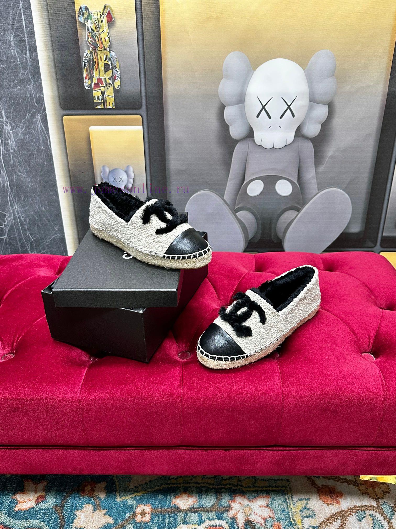 ️ CHANEL 2023 Autumn/Winter New Fisherman's Shoes Top End Inner Footrests Made of Original 4uc7et0u - Image 6