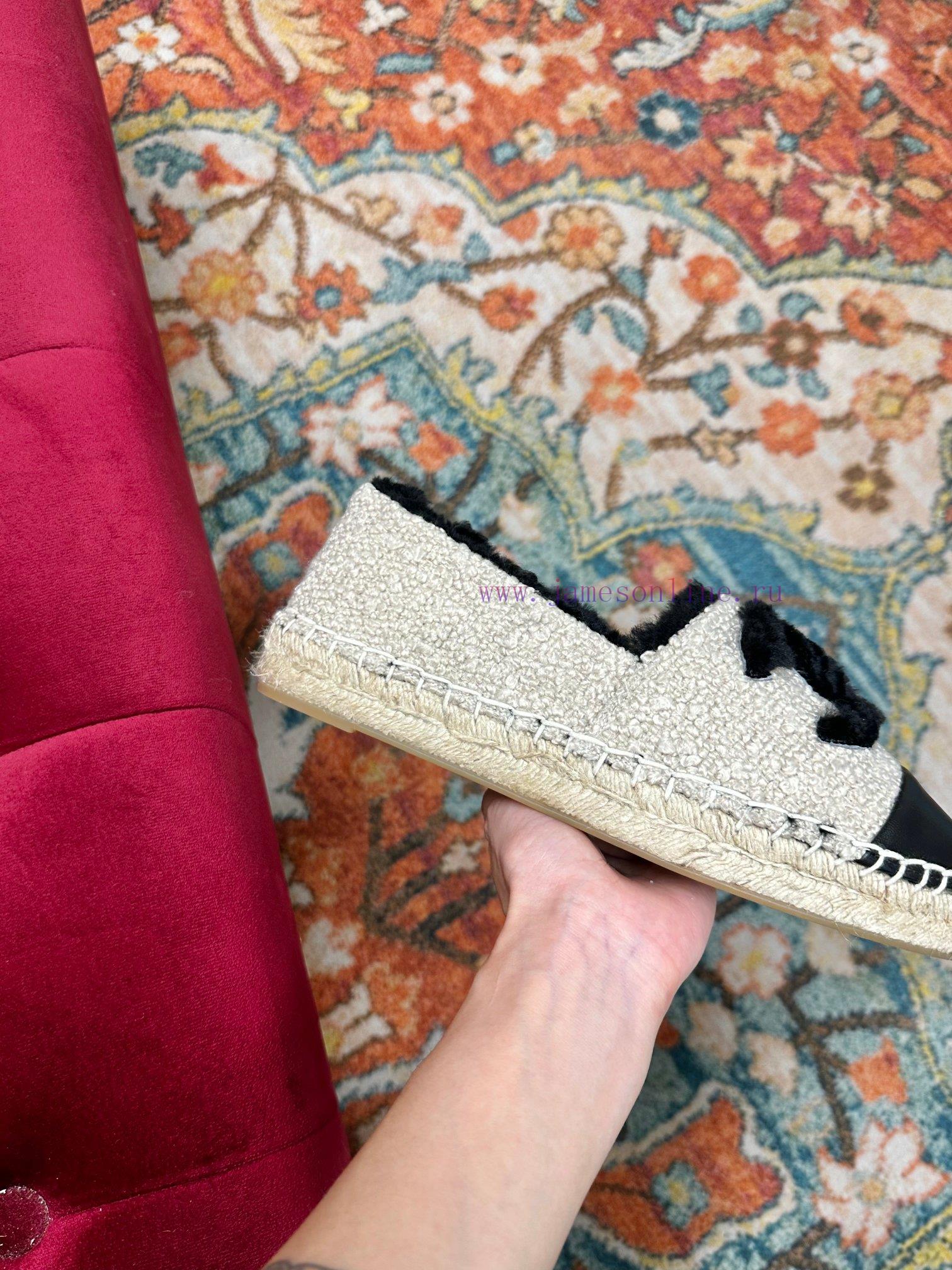 ️ CHANEL 2023 Autumn/Winter New Fisherman's Shoes Top End Inner Footrests Made of Original 4uc7et0u - Image 7