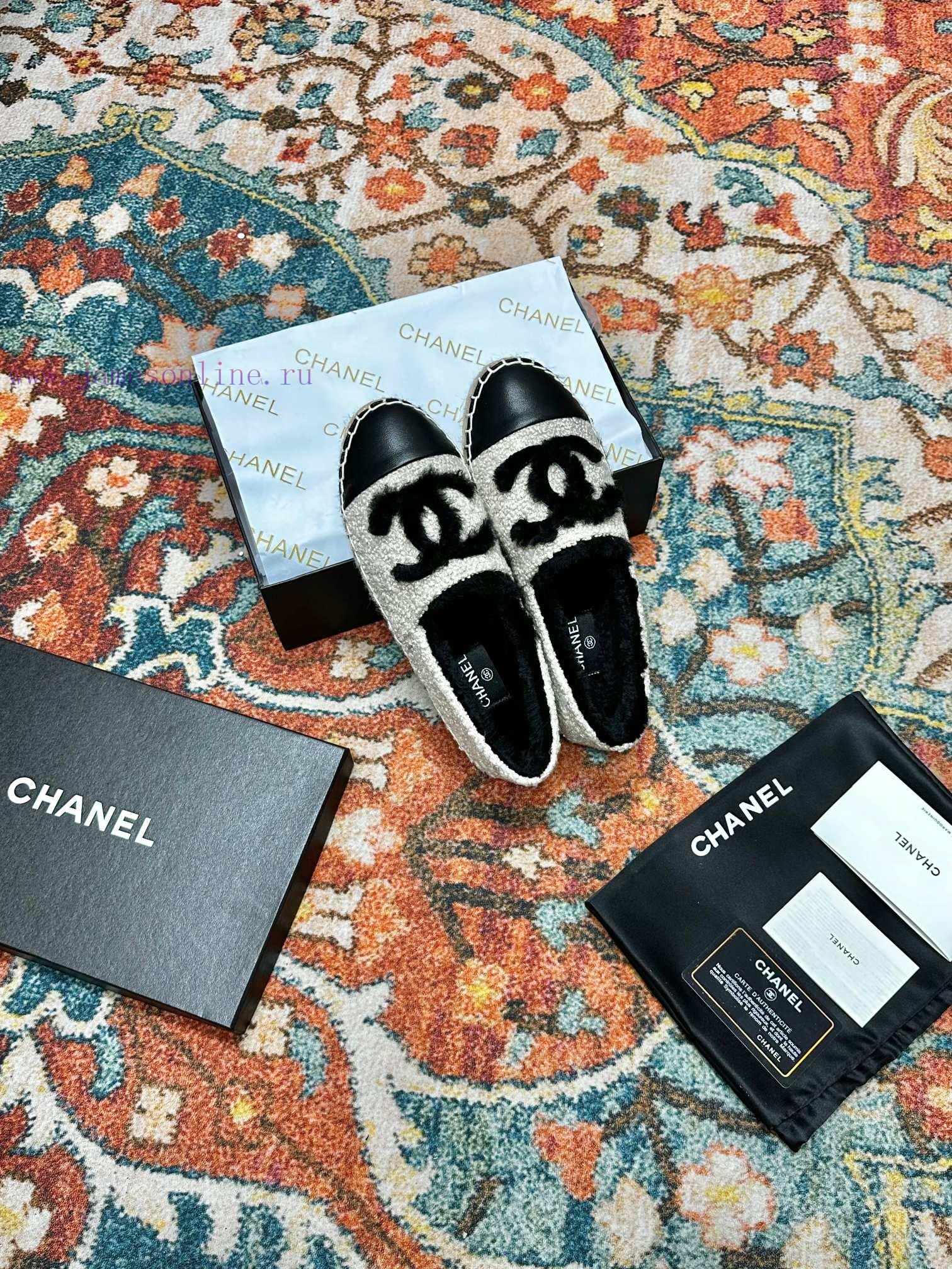 ️ CHANEL 2023 Autumn/Winter New Fisherman's Shoes Top End Inner Footrests Made of Original 4uc7et0u - Image 8