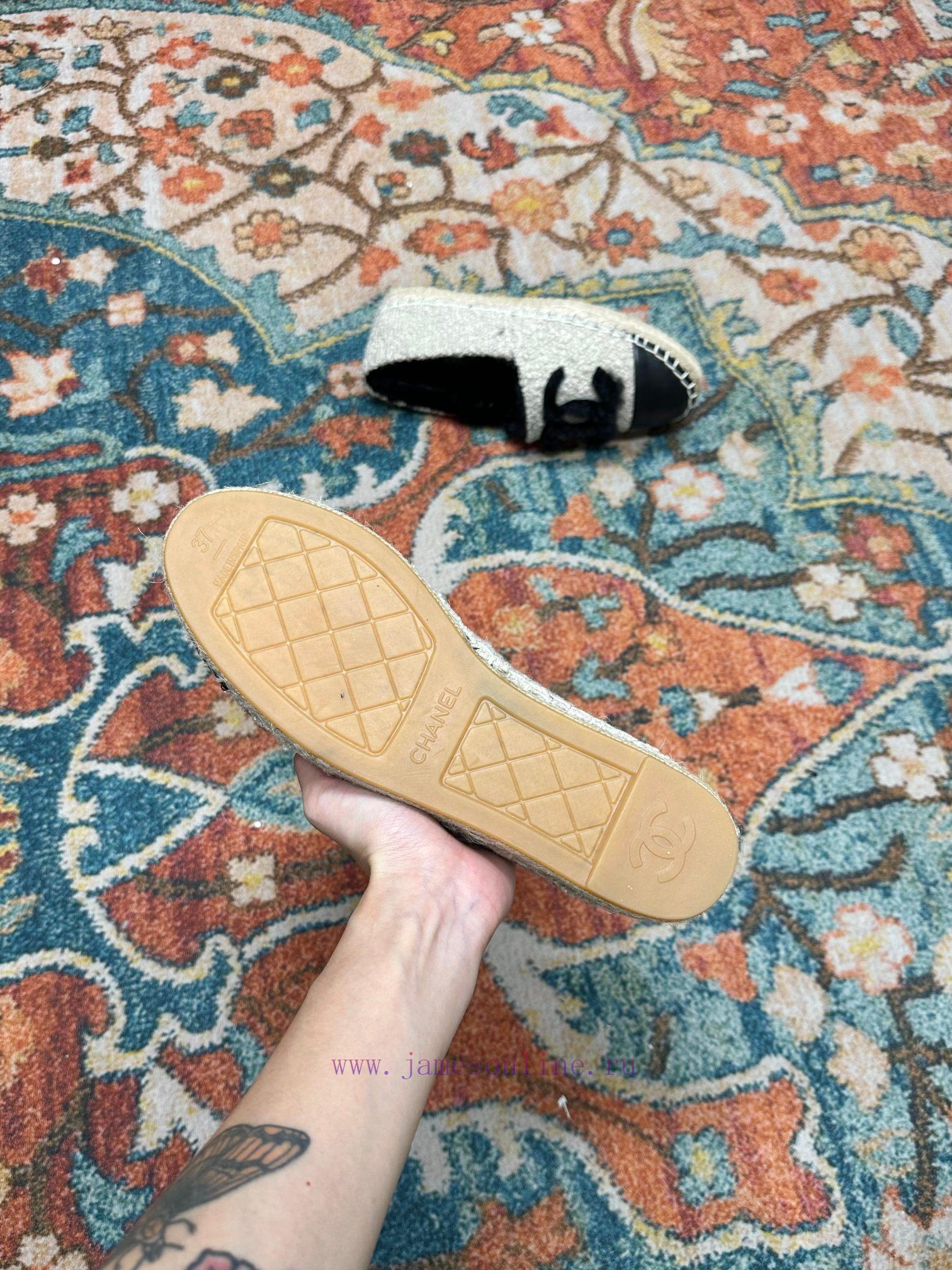 ️ CHANEL 2023 Autumn/Winter New Fisherman's Shoes Top End Inner Footrests Made of Original 4uc7et0u - Image 10