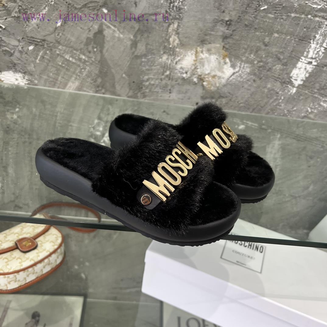 Moschino Mao Mao Slippers ️️ High end Lazy Slippers Released Across the Internet 🧐 Elegant qb7ybha4 - Image 4