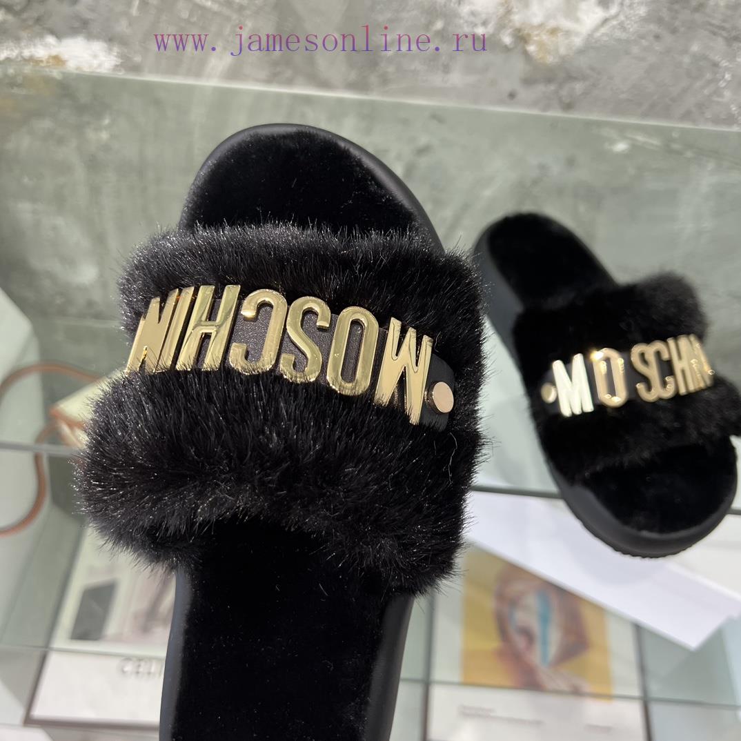 Moschino Mao Mao Slippers ️️ High end Lazy Slippers Released Across the Internet 🧐 Elegant qb7ybha4 - Image 5