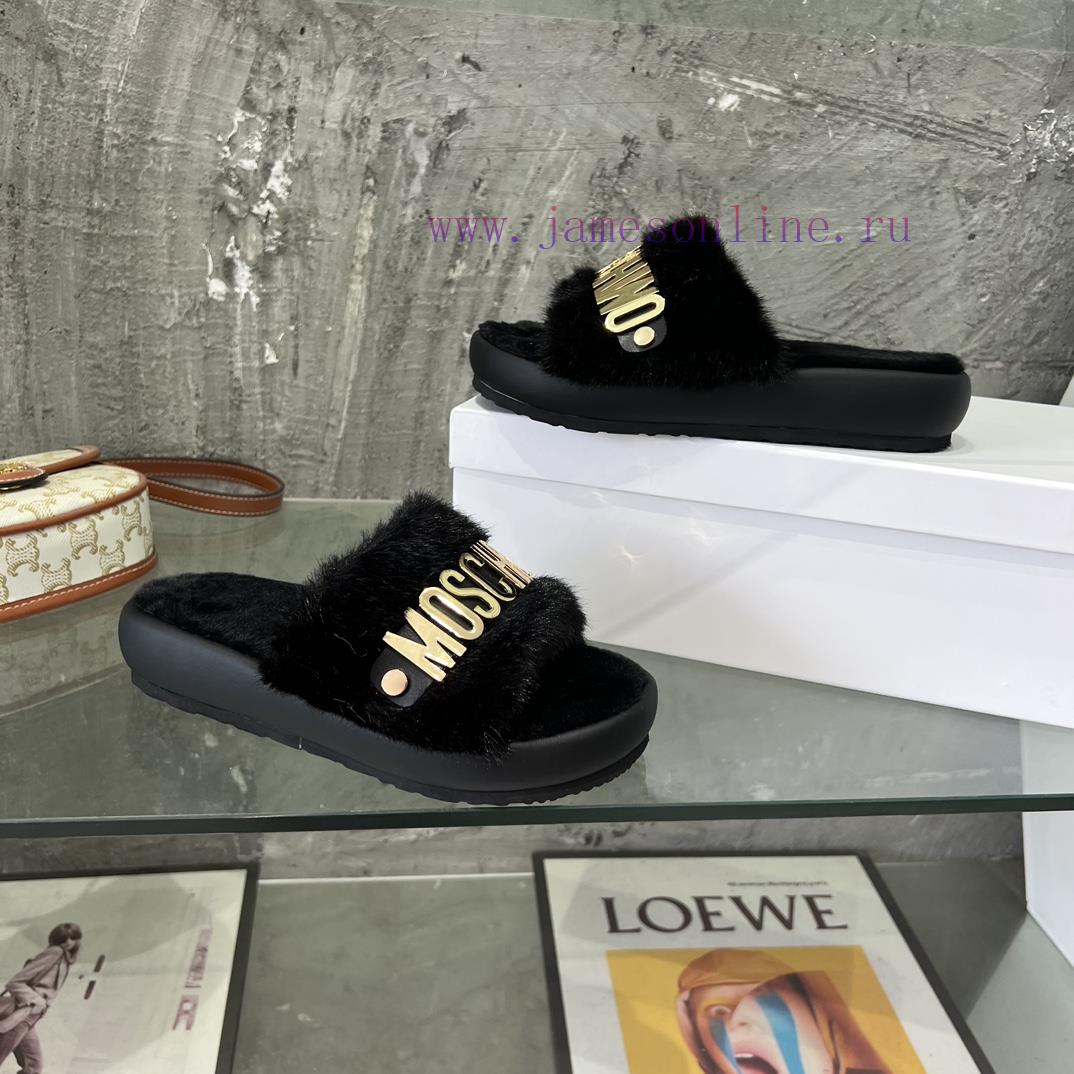Moschino Mao Mao Slippers ️️ High end Lazy Slippers Released Across the Internet 🧐 Elegant qb7ybha4 - Image 8