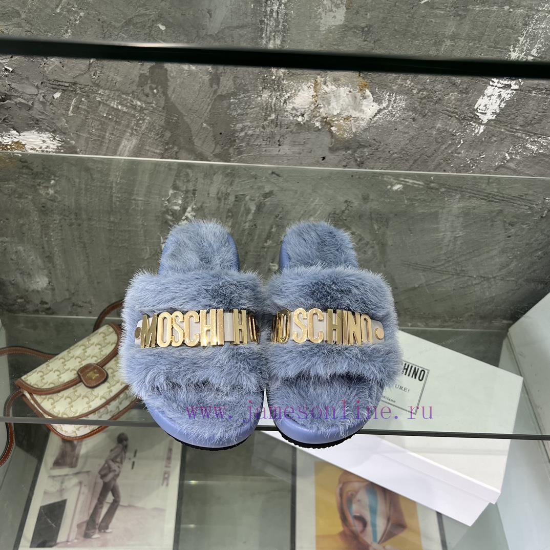 Moschino Mao Mao Slippers ️️ High end Lazy Slippers Released Across the Internet 🧐 Elegant ch3tfv03 - Image 2