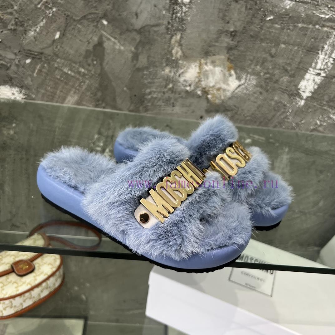 Moschino Mao Mao Slippers ️️ High end Lazy Slippers Released Across the Internet 🧐 Elegant ch3tfv03 - Image 4