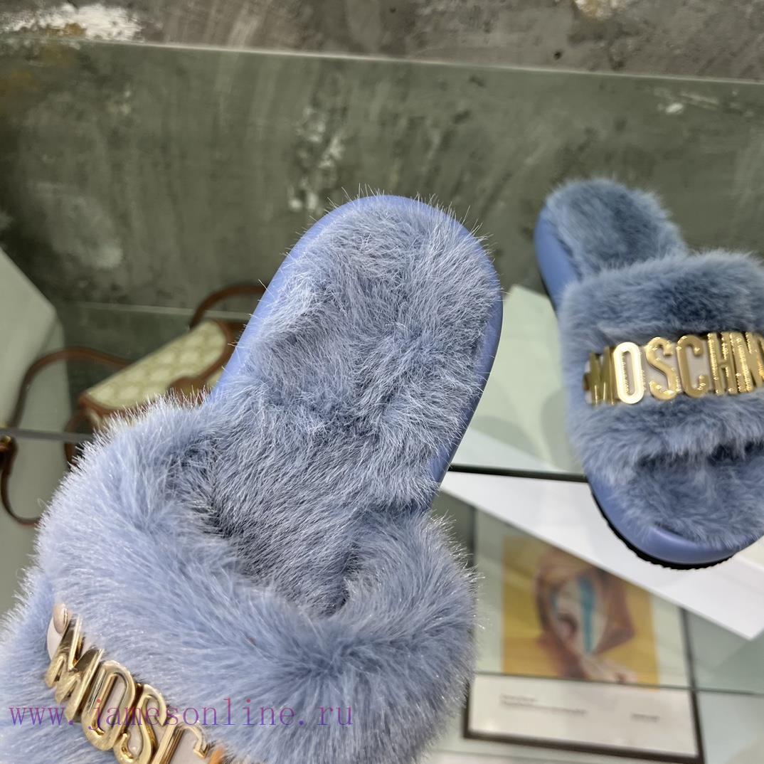 Moschino Mao Mao Slippers ️️ High end Lazy Slippers Released Across the Internet 🧐 Elegant ch3tfv03 - Image 6