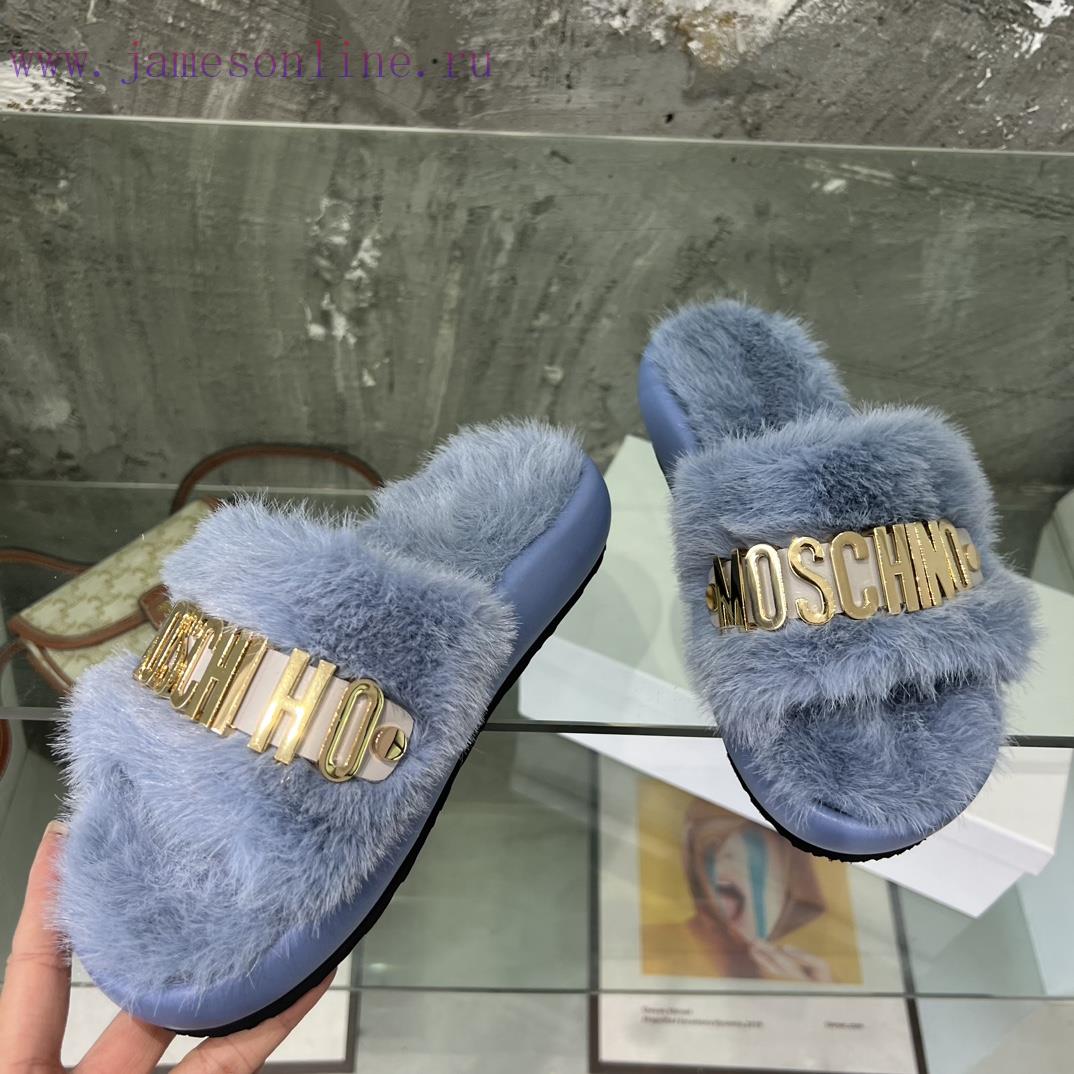 Moschino Mao Mao Slippers ️️ High end Lazy Slippers Released Across the Internet 🧐 Elegant ch3tfv03 - Image 7