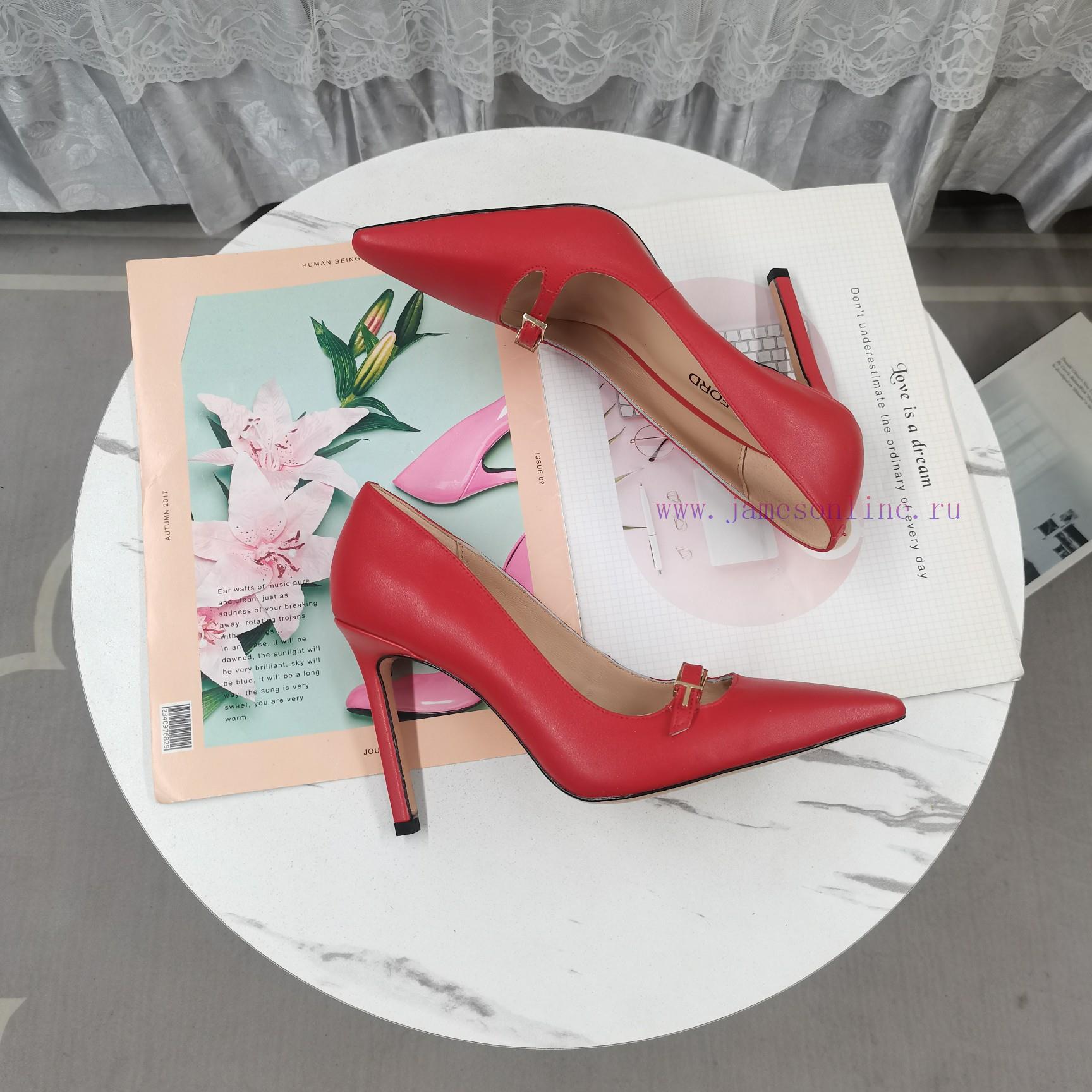 New Top Top TOM FORD2024 official website synchronized new belt buckle square toe high-heeley5xfj4zv - Image 4