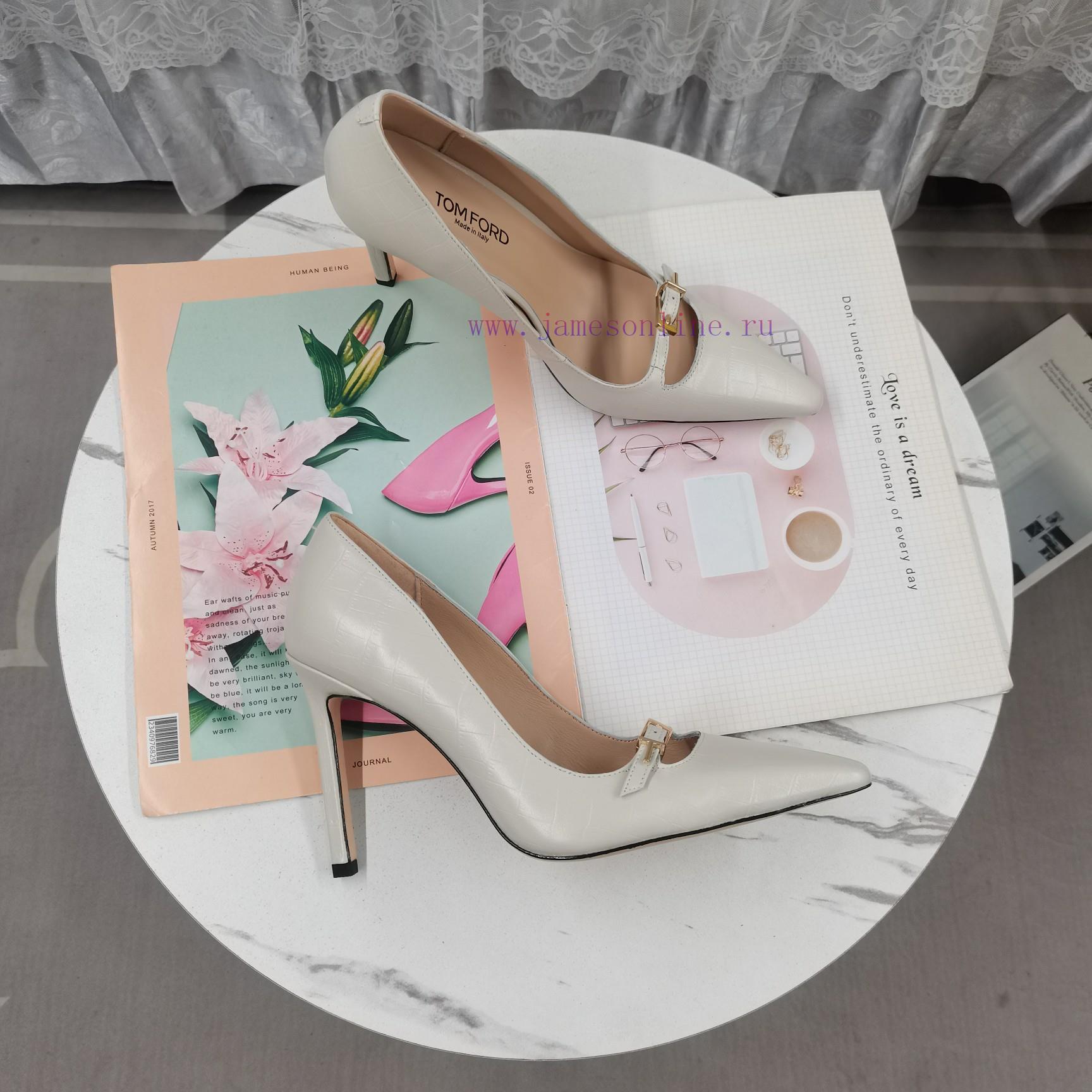 New Top Top TOM FORD2024 official website synchronized new belt buckle square toe high-heeleqec8kukj - Image 3