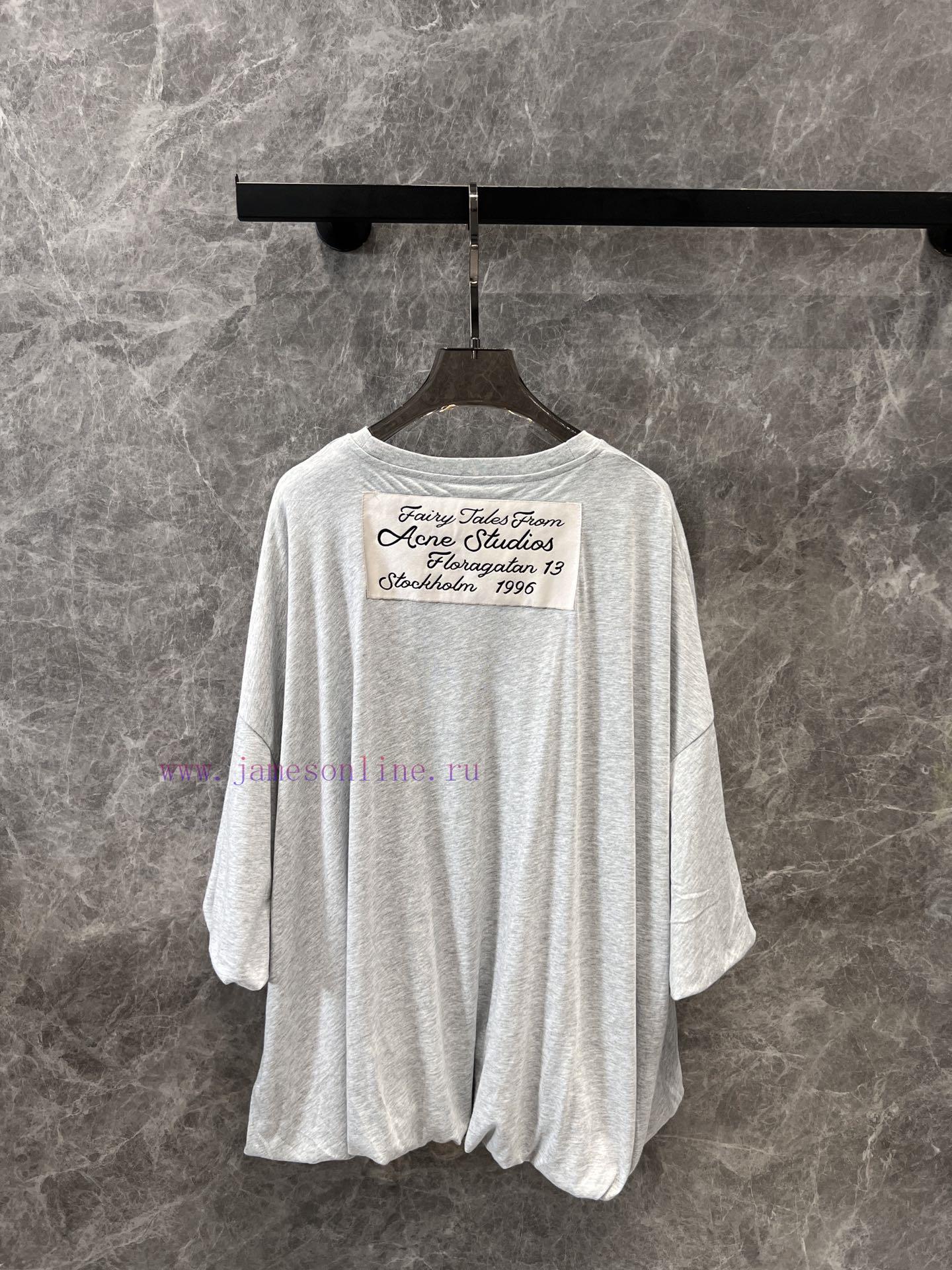 ZT61072 Acne Studios 25Ss Spring/Summer New Jennie Same Loose Bubble Sleeve Cloud T 丨 Yb Develo pn488td7 - Image 3