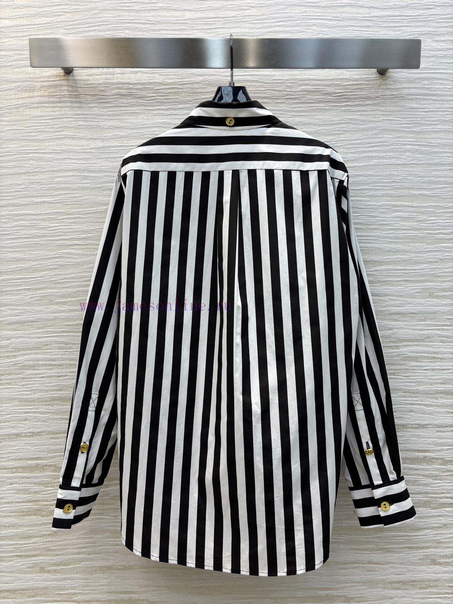 CC77533 ScHermes 25 Early Spring New Item Metal Buckle Decorative Striped Shirt Woven Striped C 30ewo8nn - Image 9