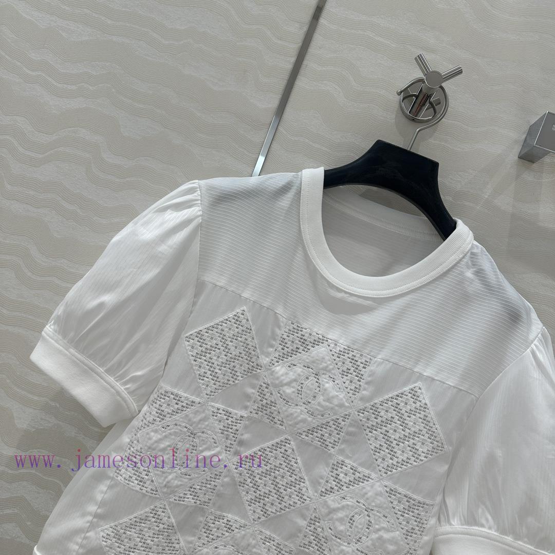 🤞 AT77539 Coco Chanel Girls' French Court Style Short Sleeved Top Is A Hard To Find Hot Item Wi 1wdoyrny - Image 3
