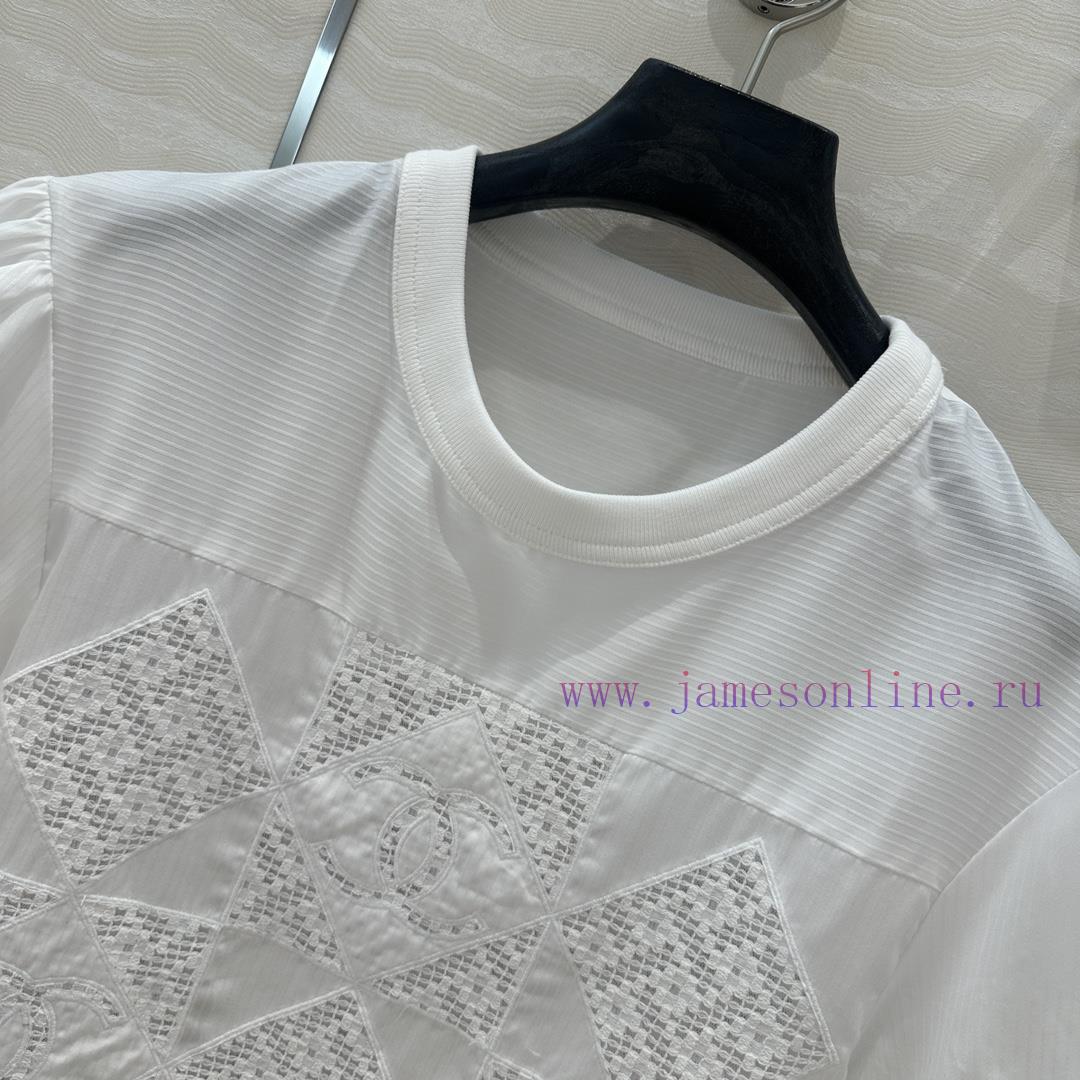 🤞 AT77539 Coco Chanel Girls' French Court Style Short Sleeved Top Is A Hard To Find Hot Item Wi 1wdoyrny - Image 4