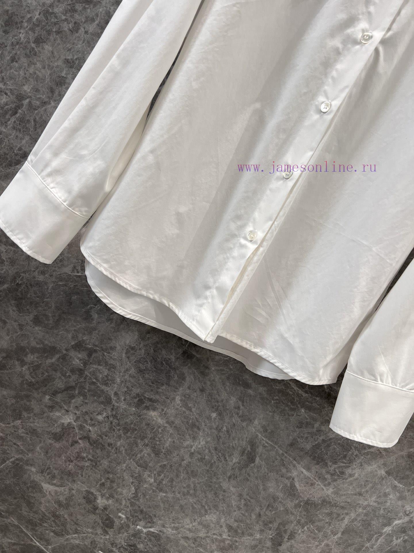 ZC60111 25Ss Early Spring New Three-dimensional Embroidery Nail Bead Flower Long Sleeve Shirt | 3nylm4c8 - Image 8