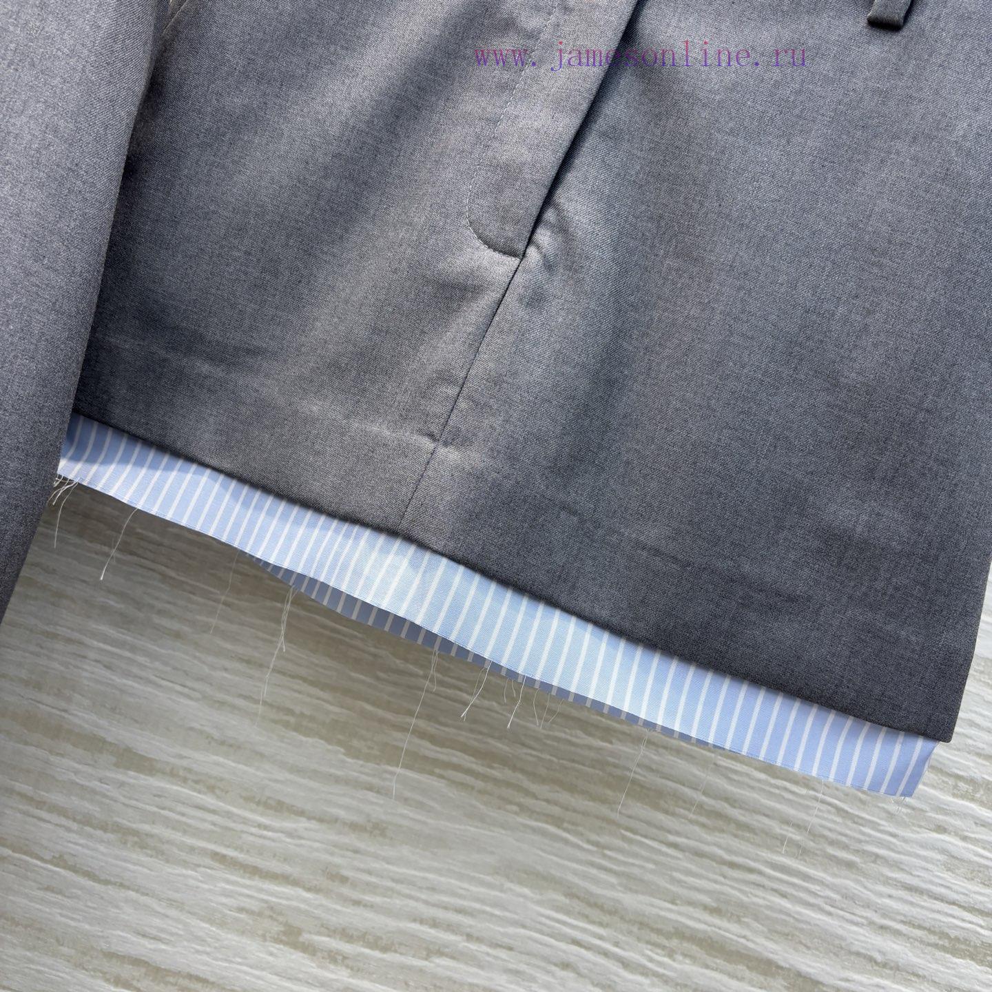 CT75255 Miu Miu 25 Early Spring Edition A Vintage Suit Set With A Breasted Suit Jacket Paired W yr3d69p7 - Image 7