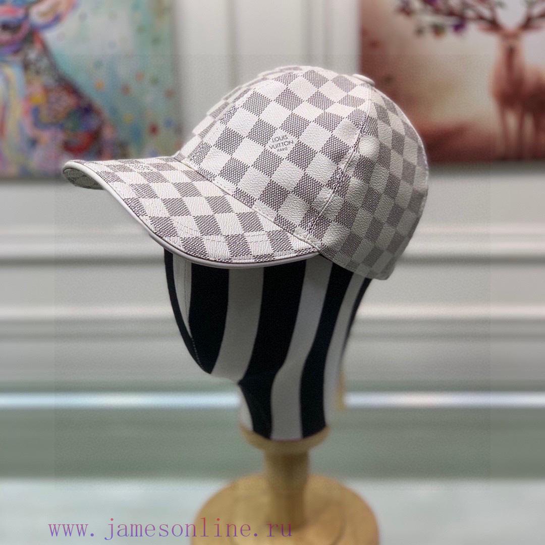 Comes with packaging bag, LV Louis Vuitton classic single baseball cap, classic PU white grixa5jhjmo - Image 2