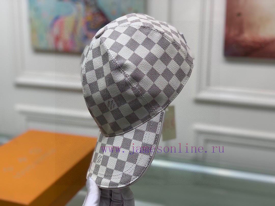 Comes with packaging bag, LV Louis Vuitton classic single baseball cap, classic PU white grixa5jhjmo - Image 5