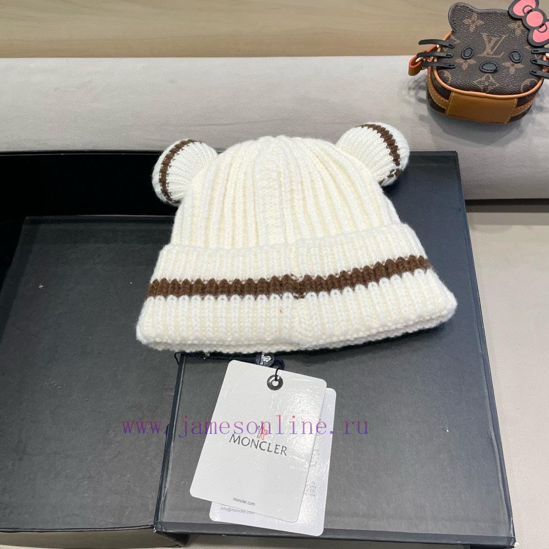 Monster Cute Bear Ears Striped Knitted Hat for Children, Warm and Versatile in Autumn and Wireypuq5x - Image 8