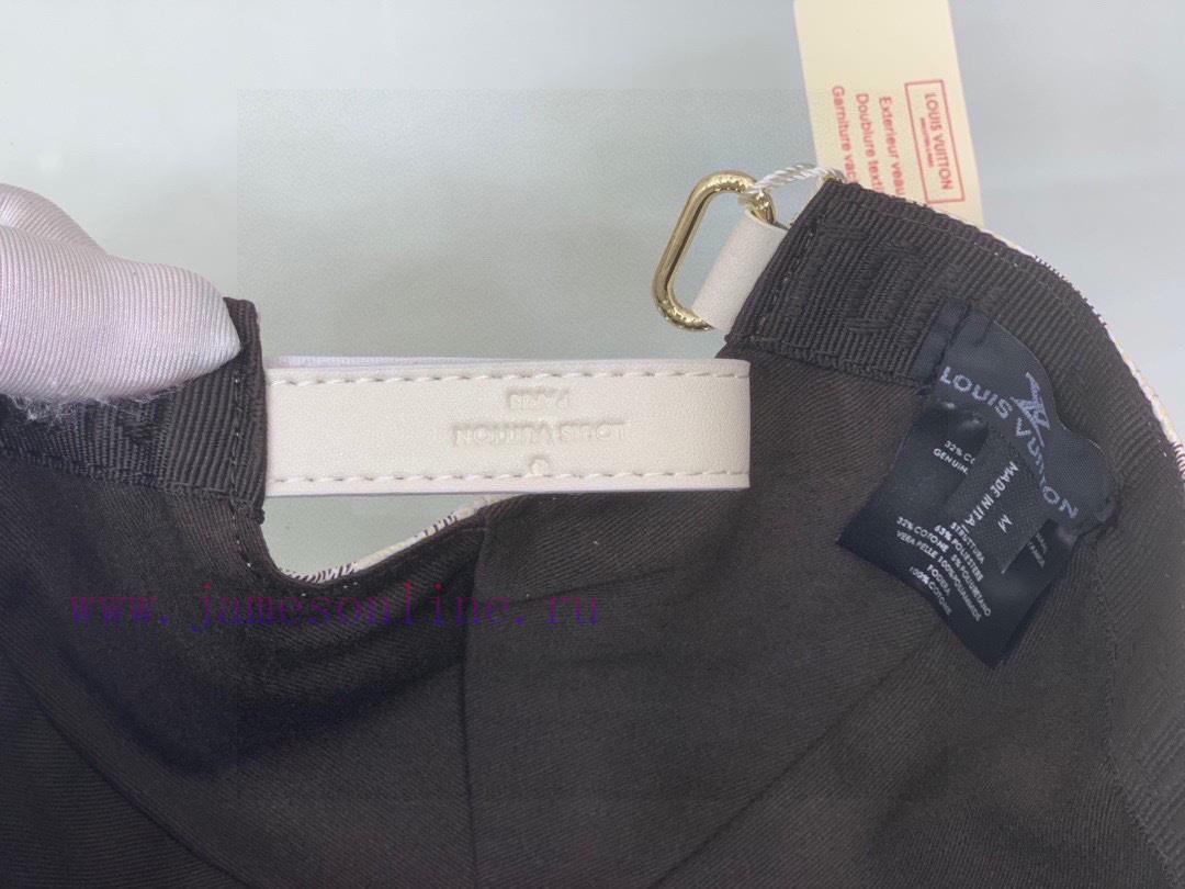 Comes with packaging bag, LV Louis Vuitton classic single baseball cap, classic PU white grixa5jhjmo - Image 9