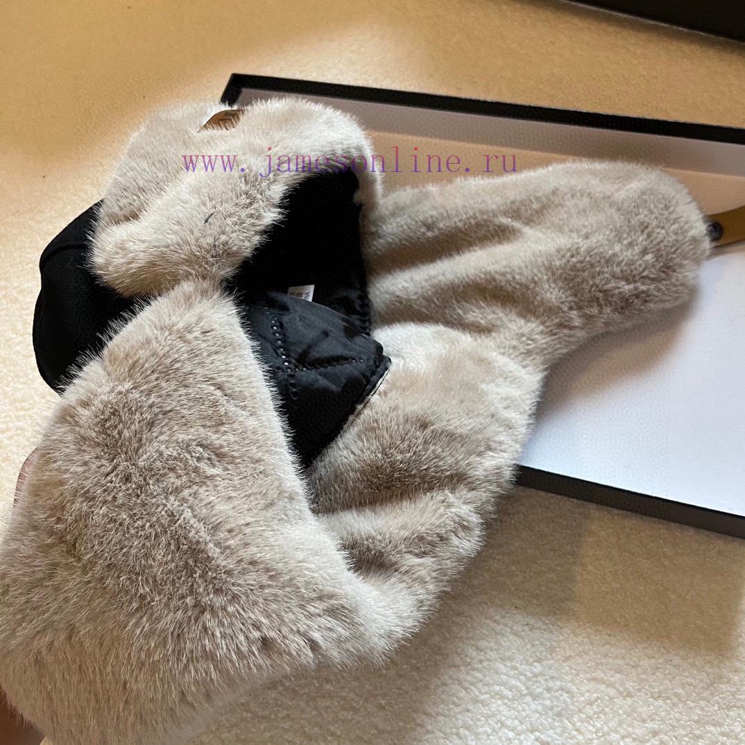 Ugg Autumn/Winter New Ear Protection Hat Rabbit Hair Splicing, High Quality Two Color Headcirjtjwcdw - Image 9