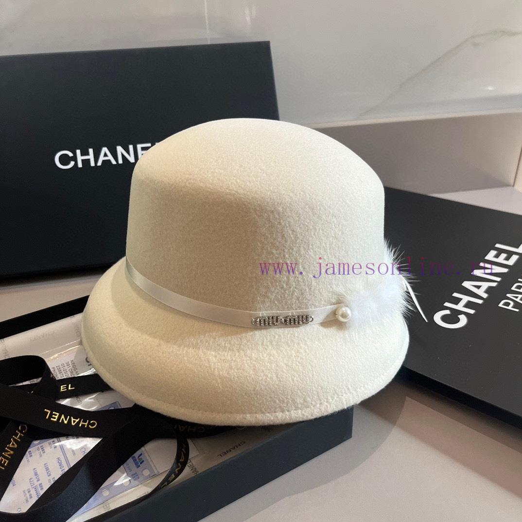 Miumiu autumn and winter new woolen hat, wool basin hat, 100% wool fabric, black and white cn1dvl4dk - Image 7