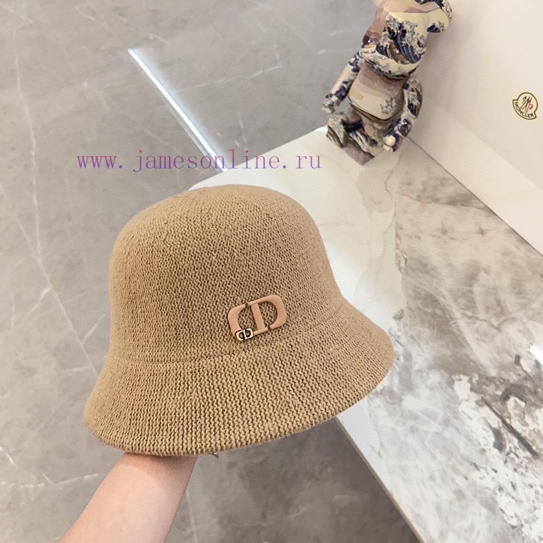 DIOR 2024 Early Autumn Knitted Big Brand Fisherman's HatClassic Men's and Women's Style~Versqvcrsmot - Image 4